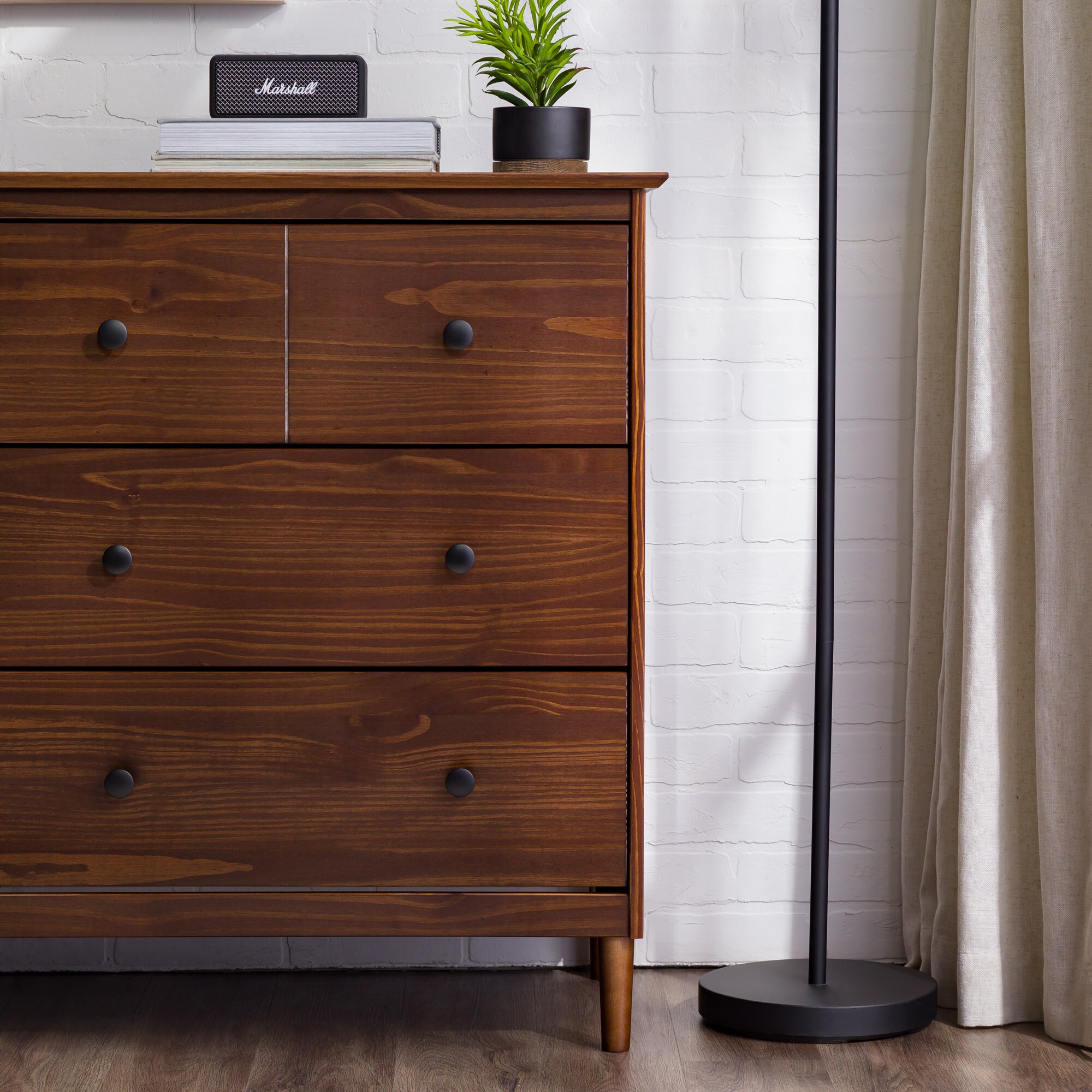 Walker Edison LWR6DDDRWT dressers - View #7