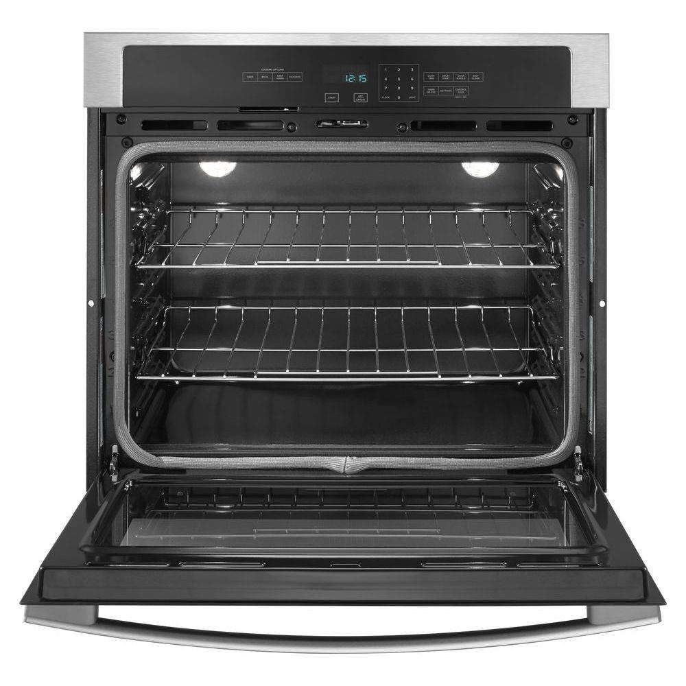 Amana 27-in Single Electric Wall Oven Self-cleaning (Stainless Steel ...