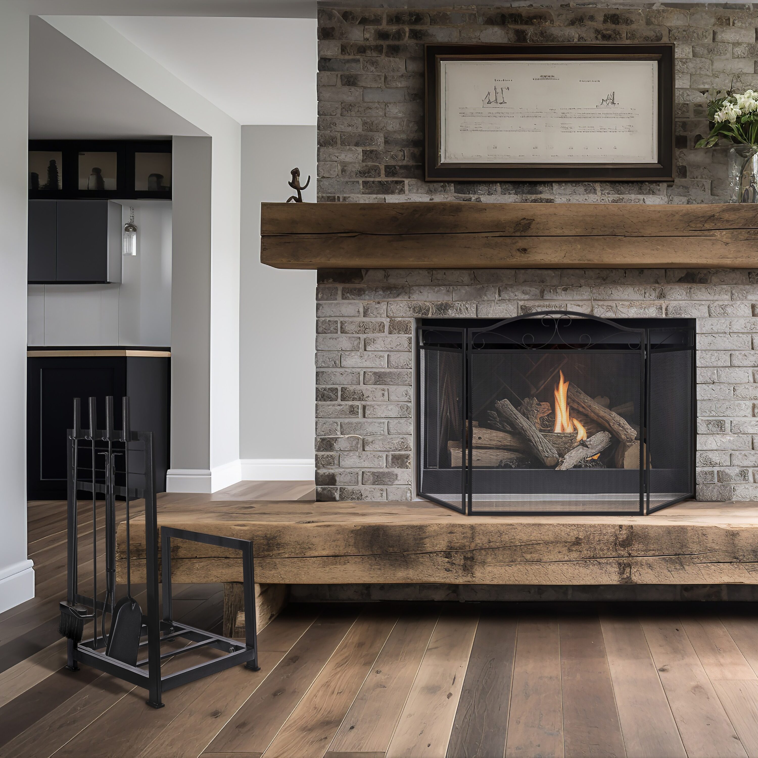 Sureway Home Products T2525BK Firewood-Storage - View #3