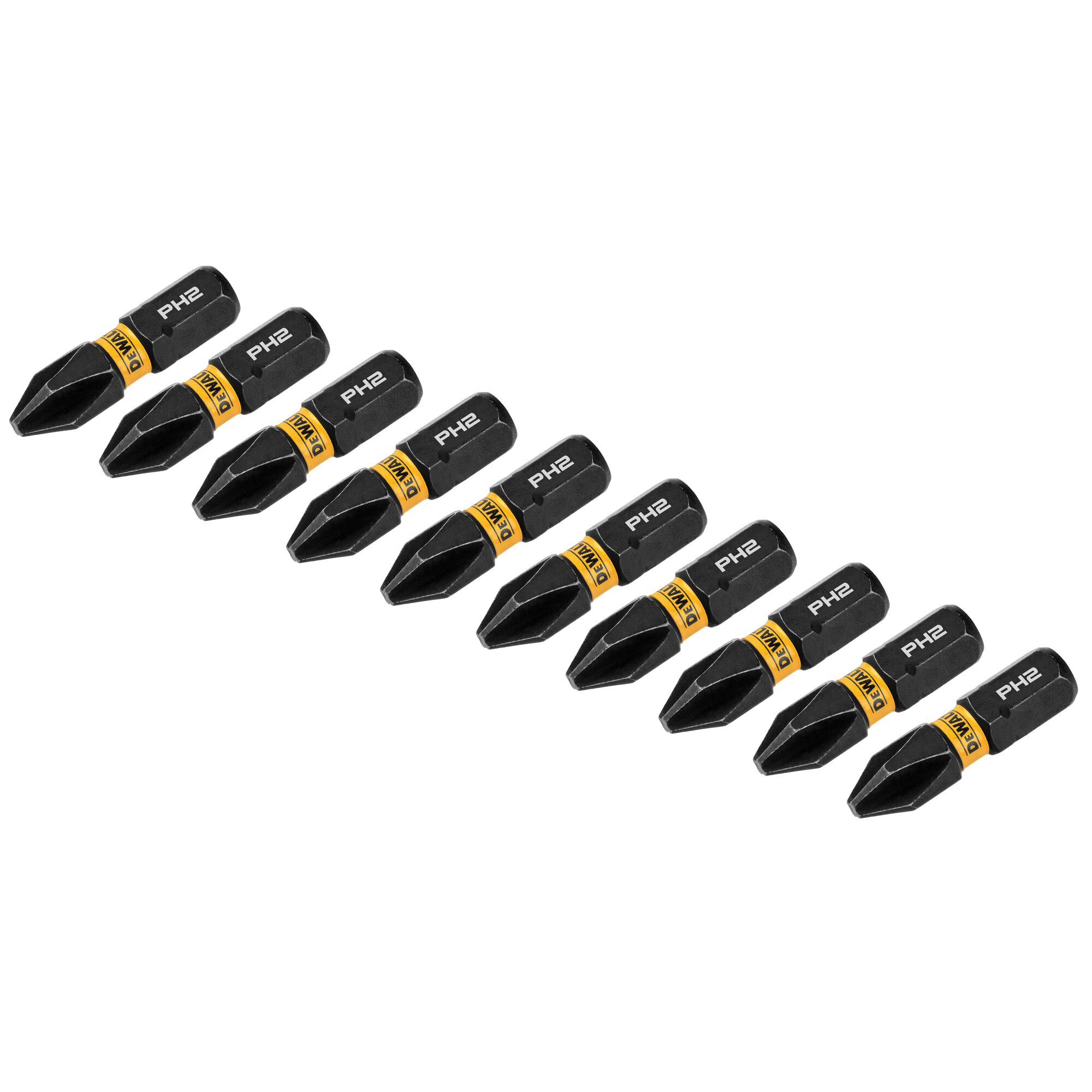 DEWALT FlexTorq 1/4-in X 1-in Phillips Impact Driver Bit (10-Piece) In ...