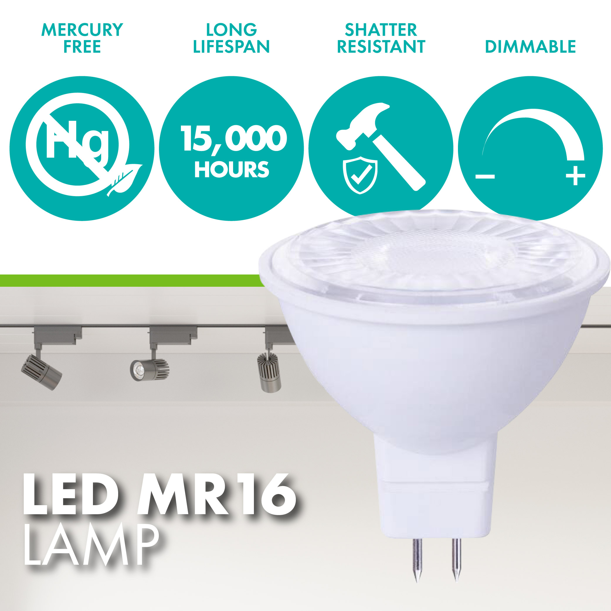 Rijke man wiel strip Simply Conserve ENERGY STAR GU5.3 50-watt EQ 50-Watt EQ LED Mr16 Warm White  G5.3 Base Dimmable Flood Light Bulb (100-Pack) in the Spot & Flood LED  Light Bulbs department at Lowes.com