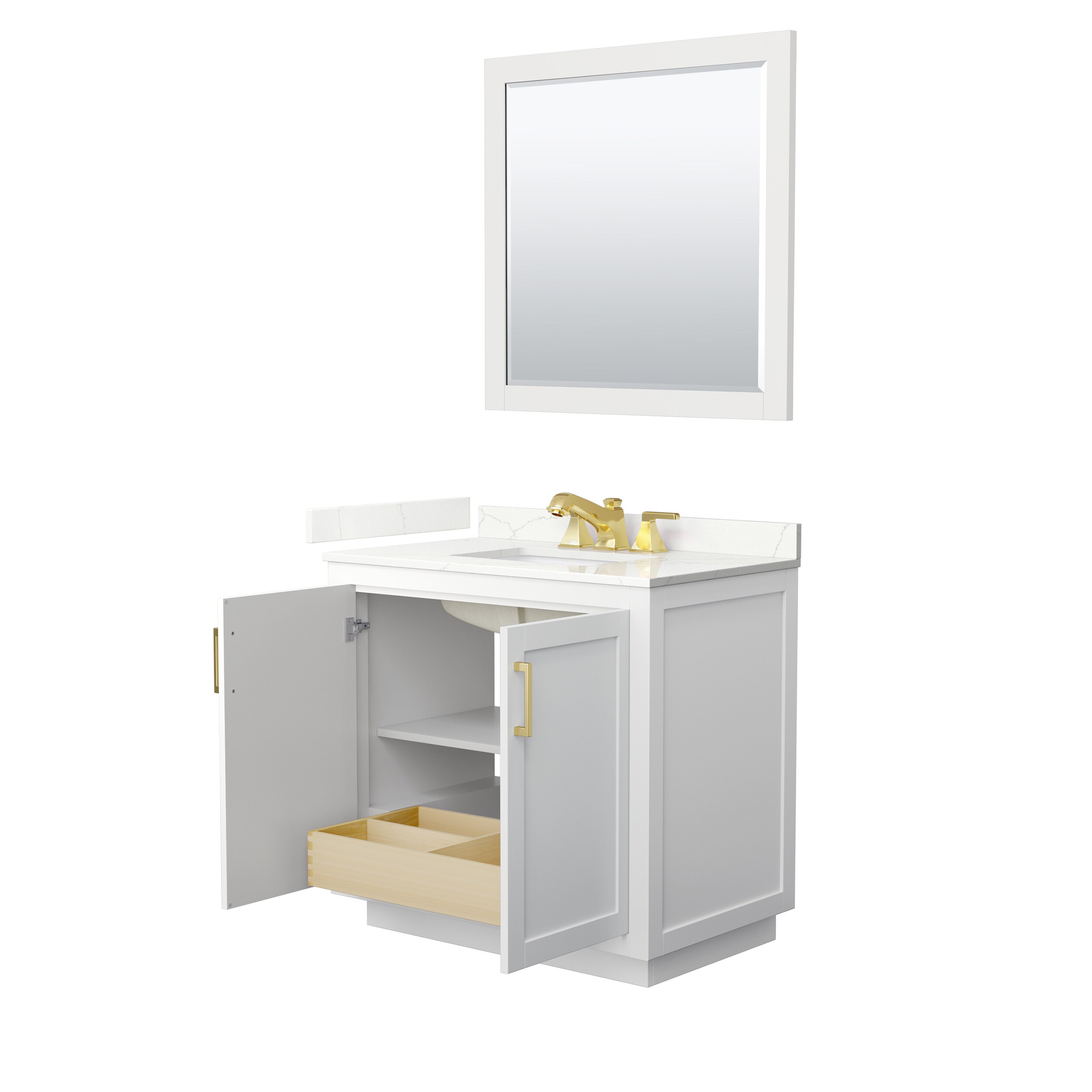 Wyndham Collection WCF292936SWGGTUS3M34 Bath-Vanity-Combo - View #3