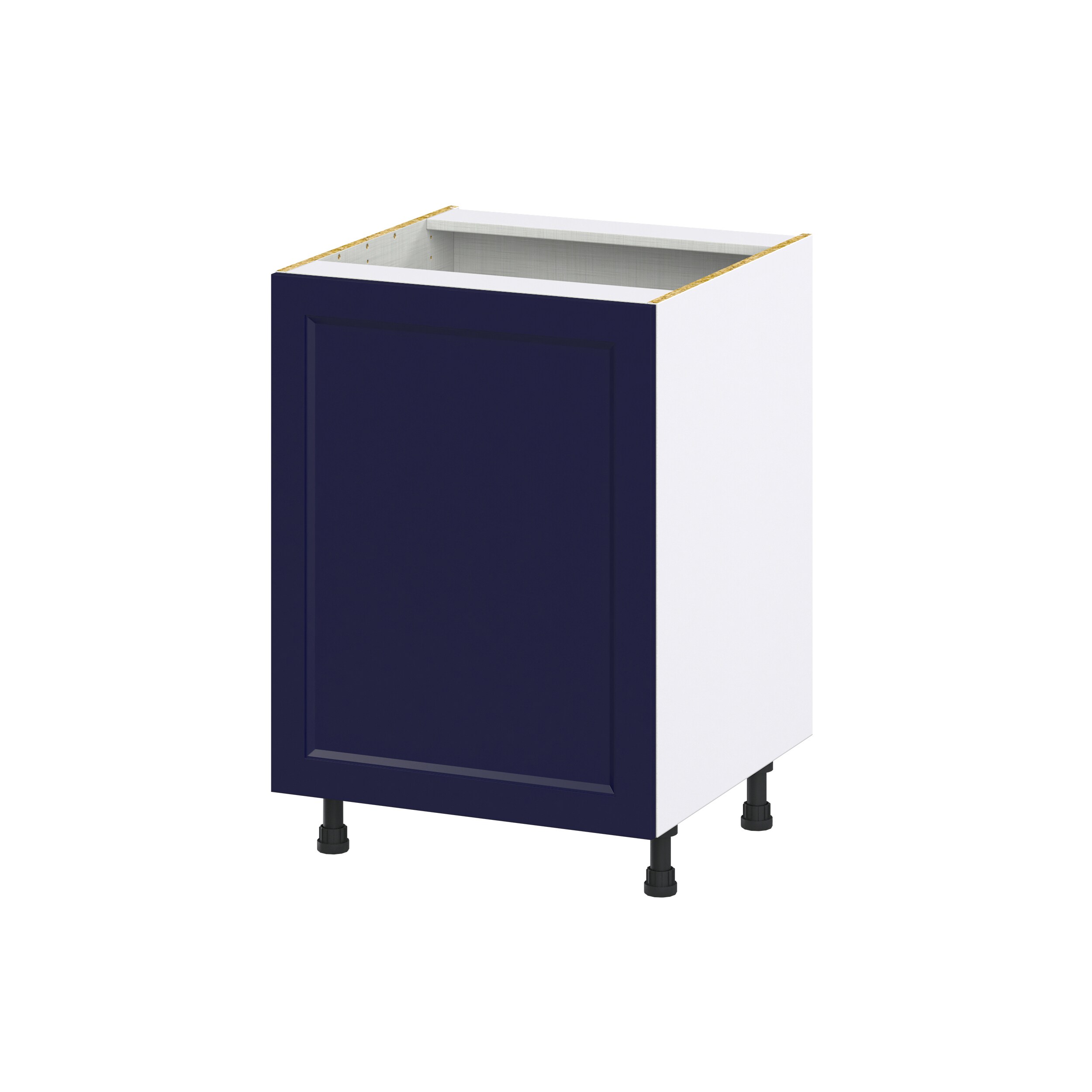 Hugo&Borg DSSB24FH(L/R)-LO Lorette 24-in W x 34.5-in H x 24-in D Navy Blue Sink Base Fully assembled Cabinet (Recessed Panel Shaker)