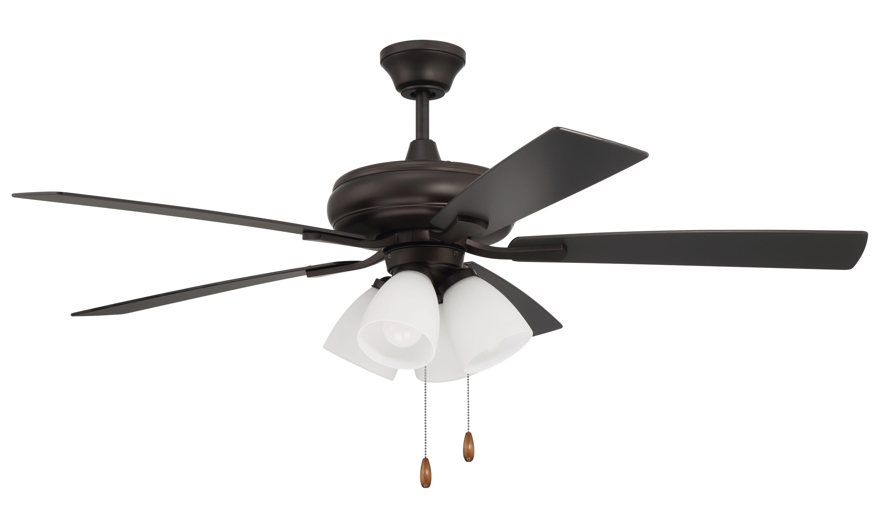 Craftmade Eos 52-in Espresso LED Indoor Ceiling Fan with Light (5-Blade ...