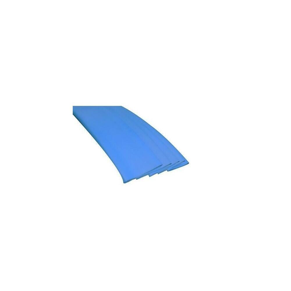 MORRIS MSPR11605 Morris Products 68418 0.078- 0.029 in. 4 ft. Thin Wall Heat Shrink Tubing, Blue
