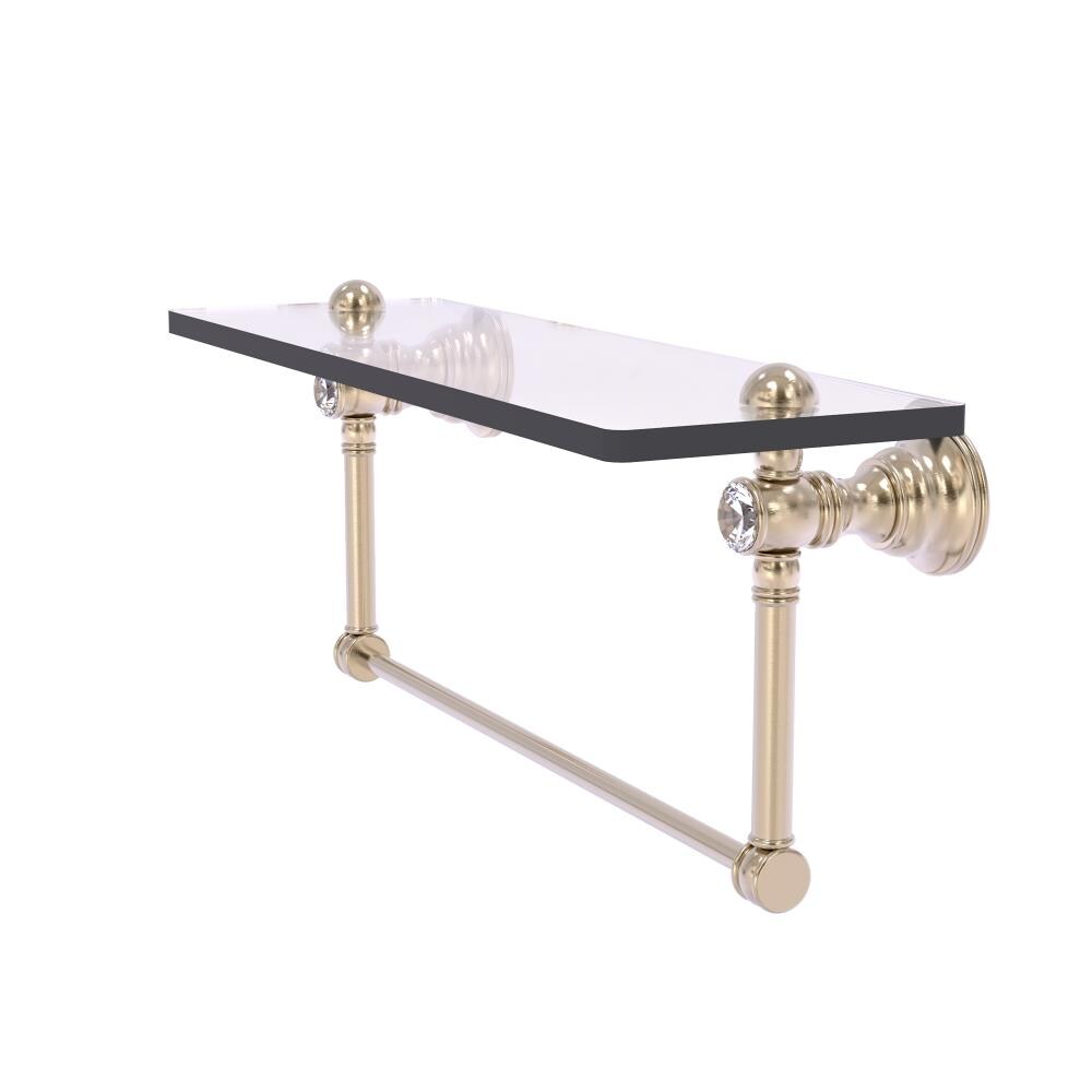 Allied Brass CC-1-22-TB-PEW Carolina Crystal Antique Pewter Wall mount Bathroom Shelf ( 22-in x 7-in x 5-in )