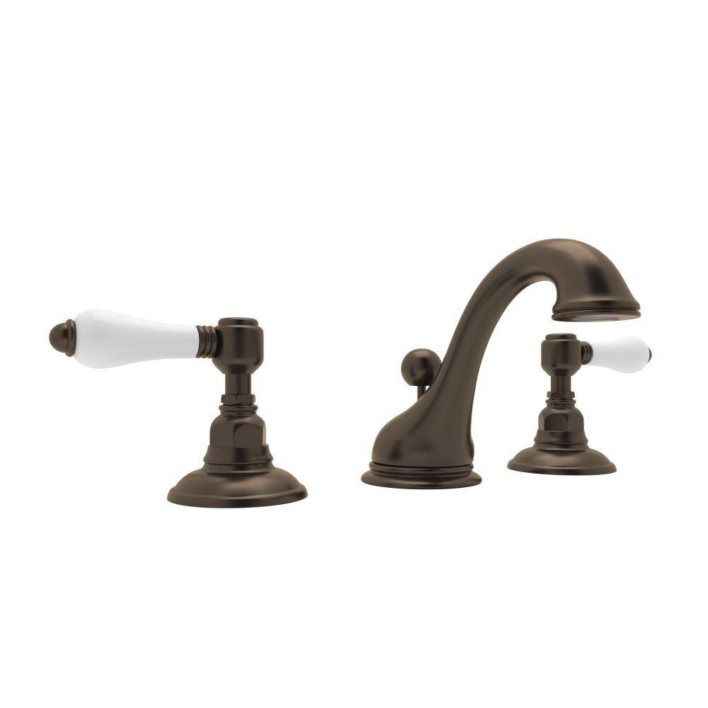 Rohl Country Bath Tuscan Brass 2-handle Widespread Bathroom Sink Faucet with Drain