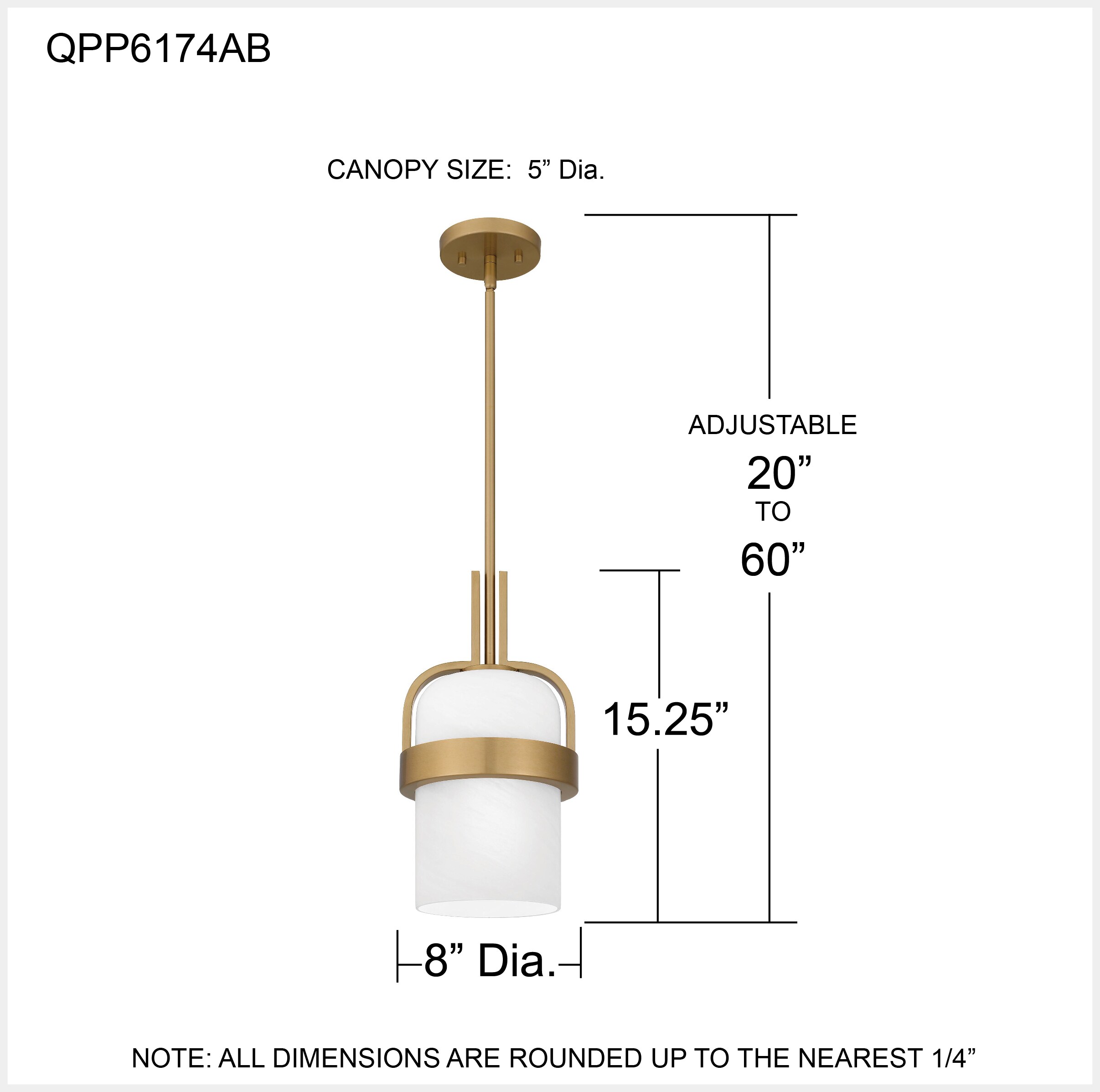 Quoizel QPP6174AB Pendant-Lights - View #5