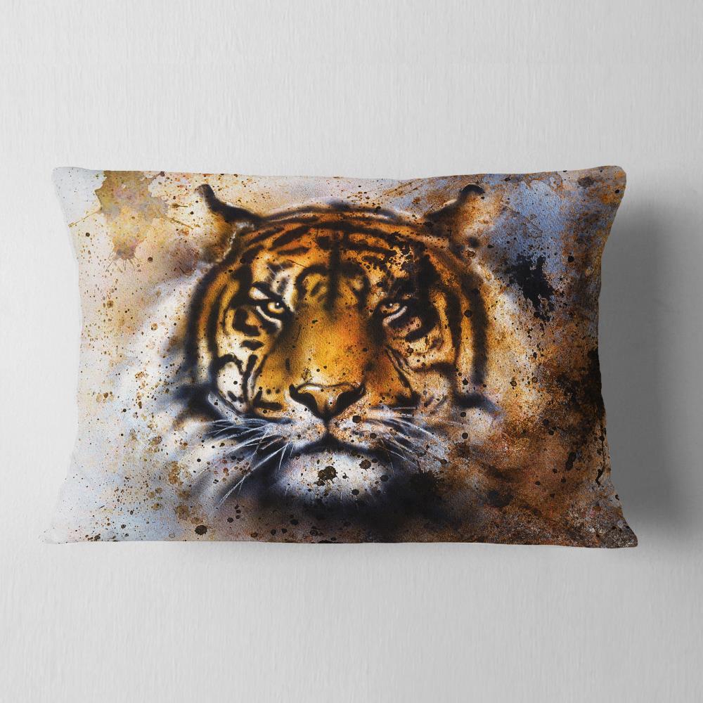 Designart CU7189-12-20 12-in x 20-in White Rectangular Indoor Decorative Pillow
