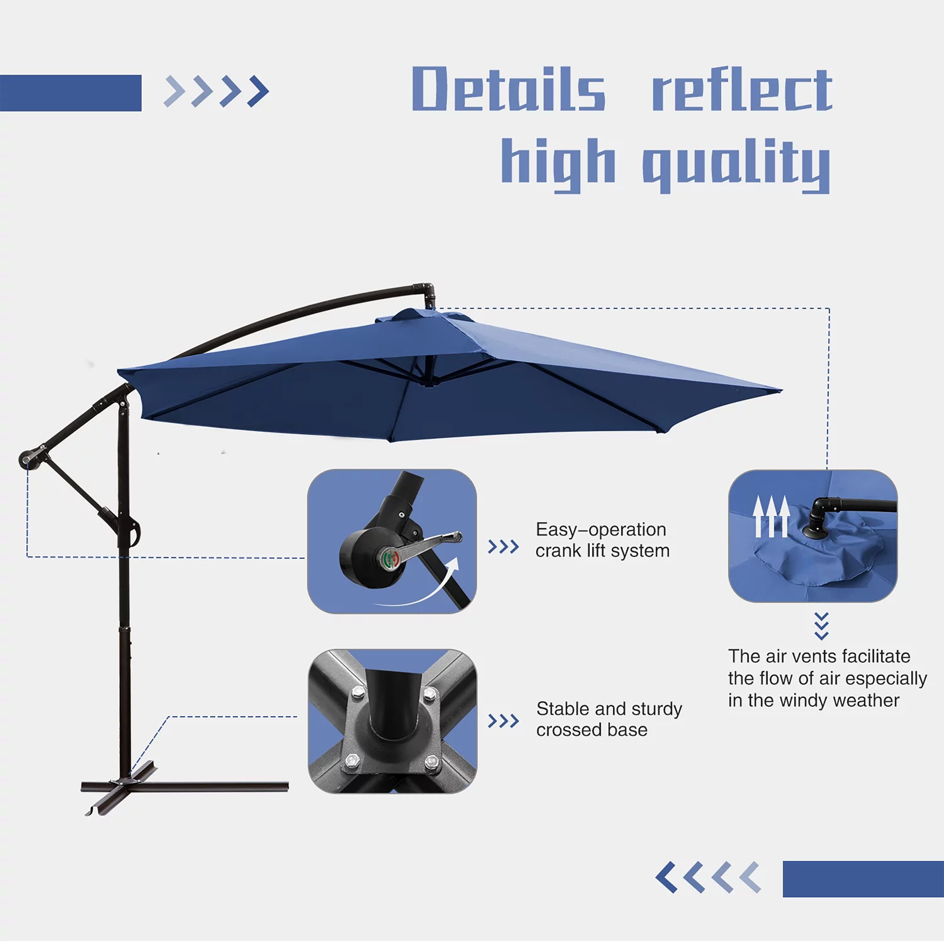 Vineego LS-BUB933NB Umbrellas-2 - View #2