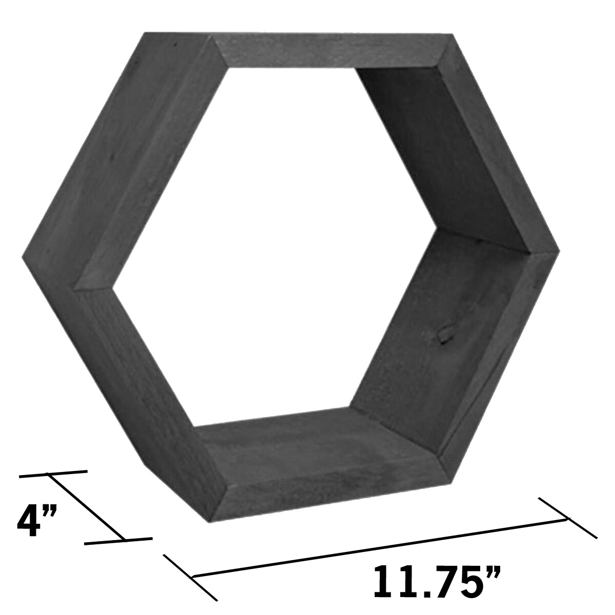 TRINITY HEX-SET5-MB Wall-Mounted-Shelving - View #6