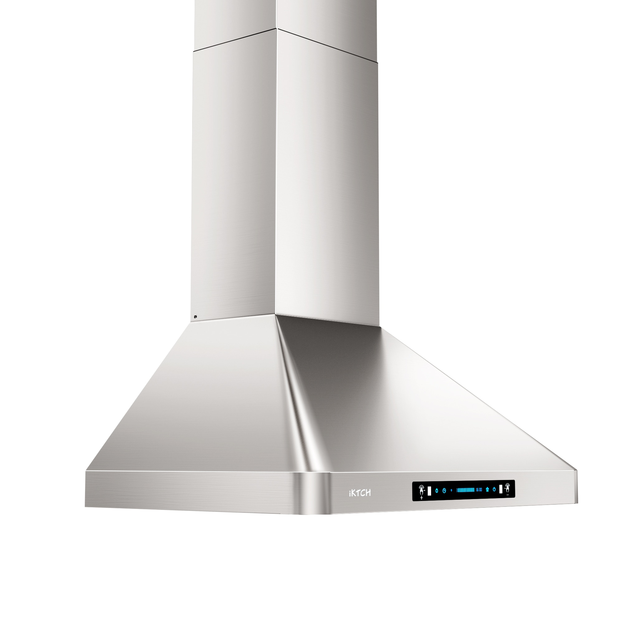 IKTCH 30-inch Wall Mount Range Hood 900 CFM Ducted/Ductless Convertible,  Kitchen Chimney Vent Stainless Steel with Gesture Sensing & Touch Control