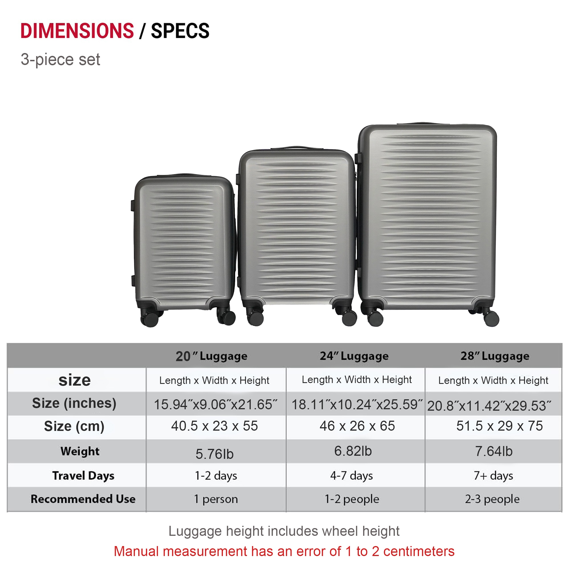 LUXEYARD DS-R-0P453976 Luggage-And-Luggage-Sets - View #4