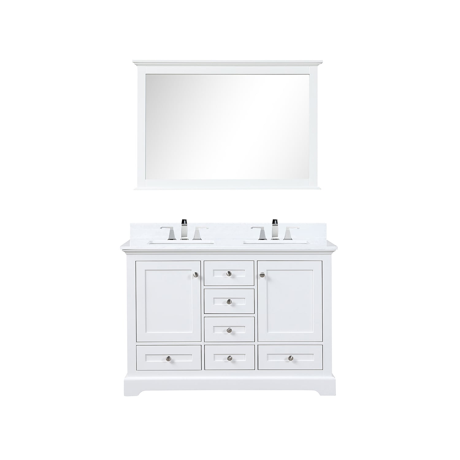 Lexora LD342248DAWQM46F Bath-Vanity-Combo - View #4