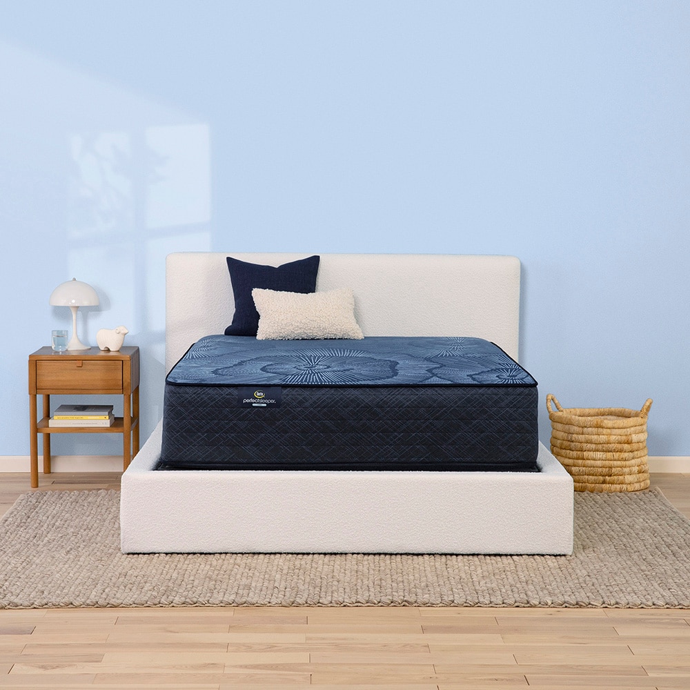 Serta Perfect Sleeper Radiant 23-in Firm California King Hybrid Memory Foam/Coil Blend Mattress with Boxspring Included in the Mattresses department at Lowes.com