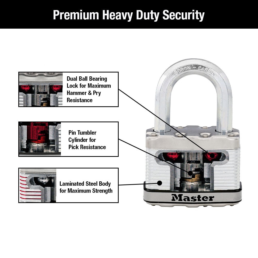Master Lock M15XKADLF Padlocks-Locks-Cables - View #5