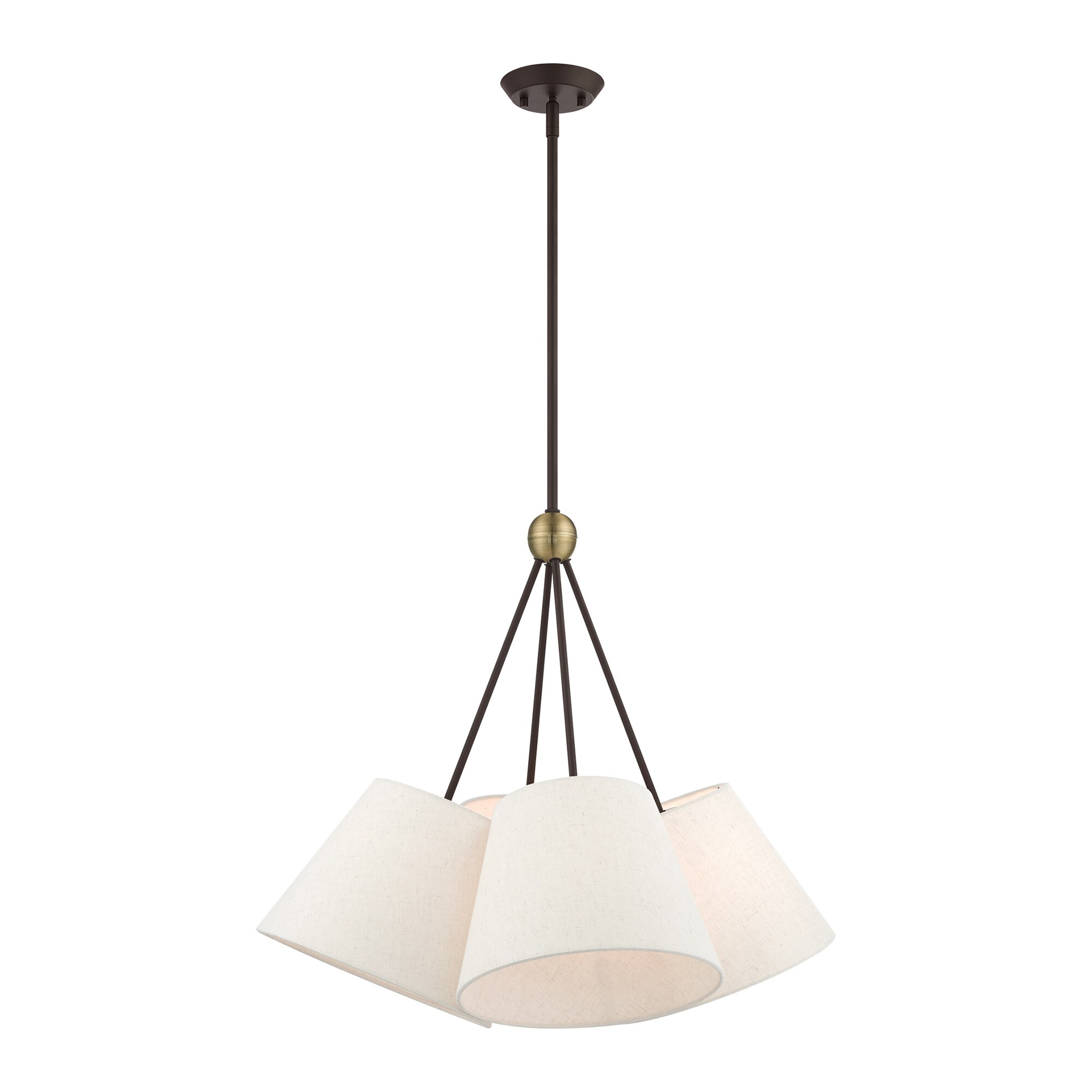 Livex Lighting 41384-07 Prato 4 -Light Matte Bronze Modern/contemporary For Use in Bathrooms, Bedrooms, Dining Rooms, Foyers, Kitchens, Living Rooms Chandelier