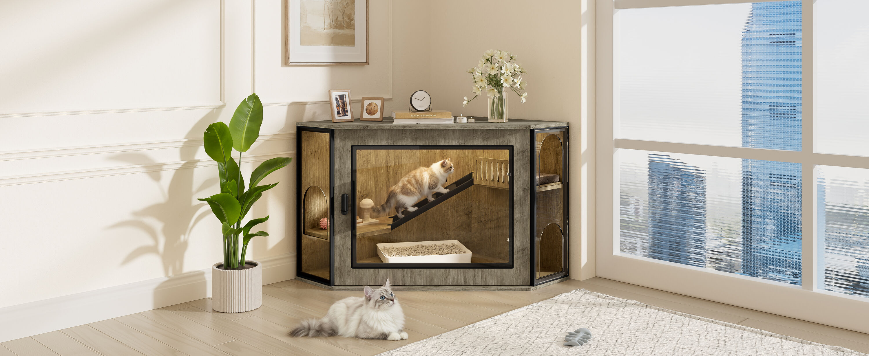 ModernLuxe L3P-N704P402446E Cat-Litter-Box - View #9