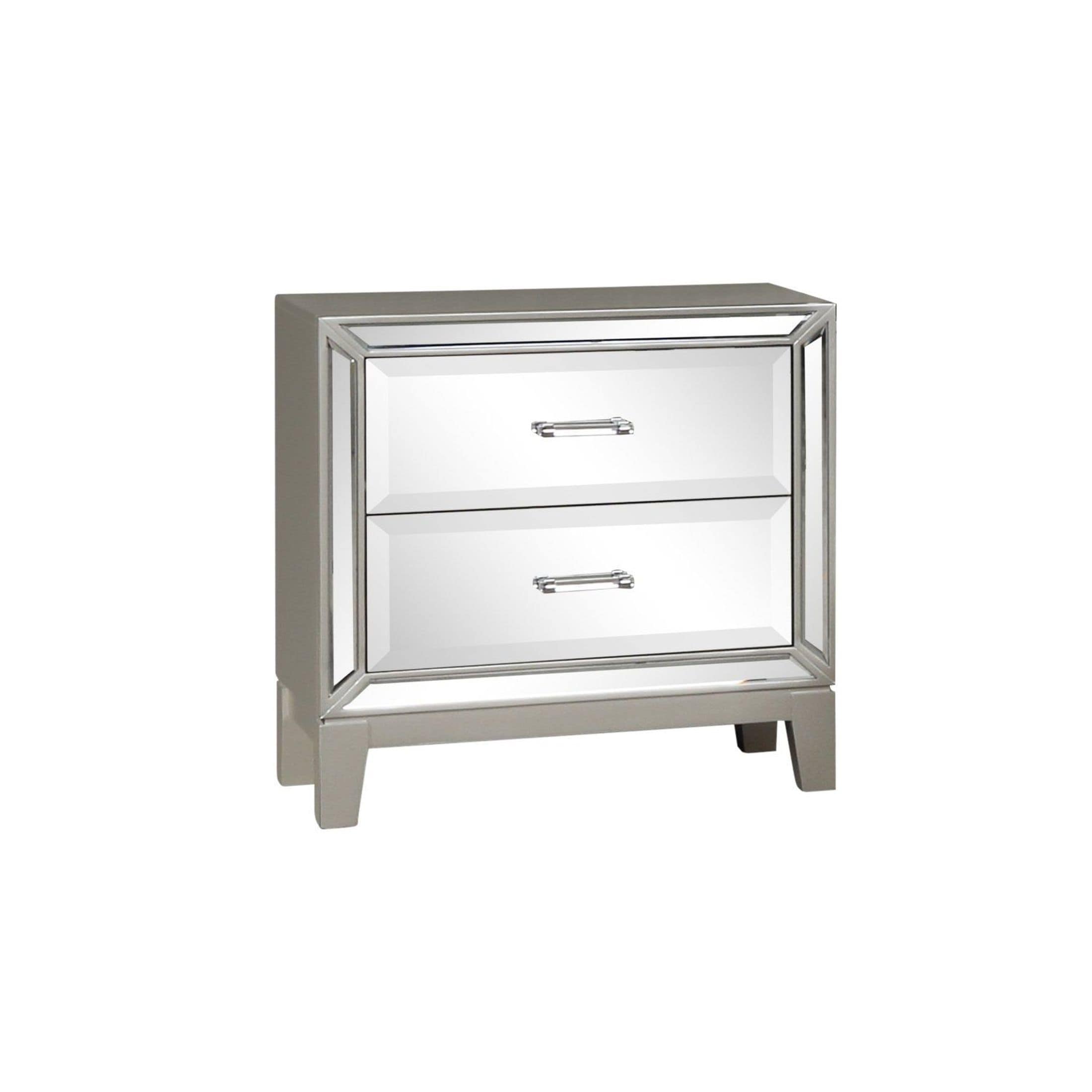 JASMODER 808857882943 Silver Mdf Bookcase with Doors (16-in W x 27-in H x 26-in D)