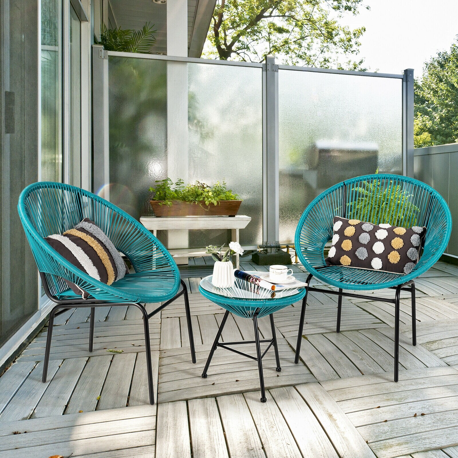 Slickblue D-CO-NG18966WH Patio-Dining-Sets - View #7
