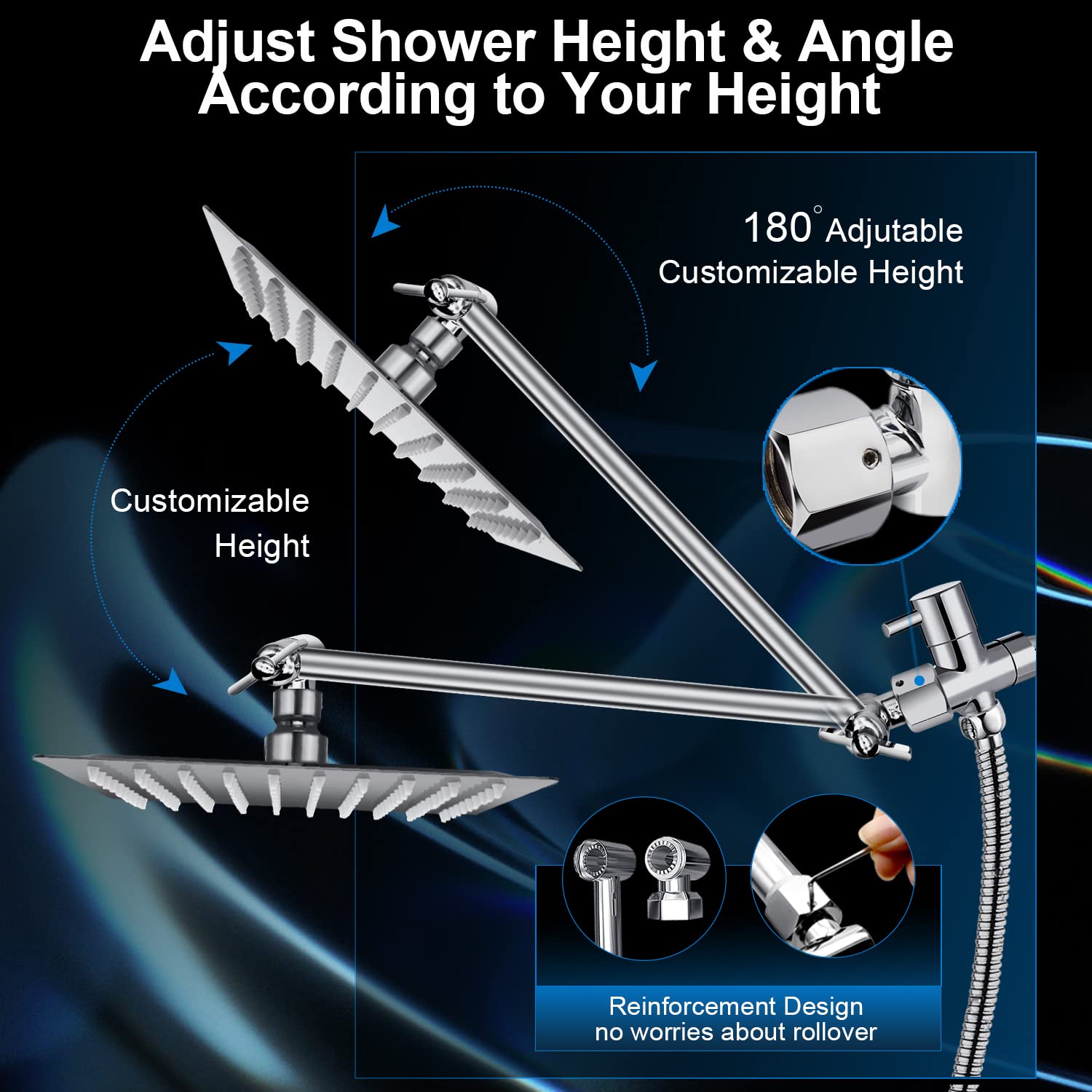 Anqtovp LAN0706N071 Fixed-Showerhead - View #6
