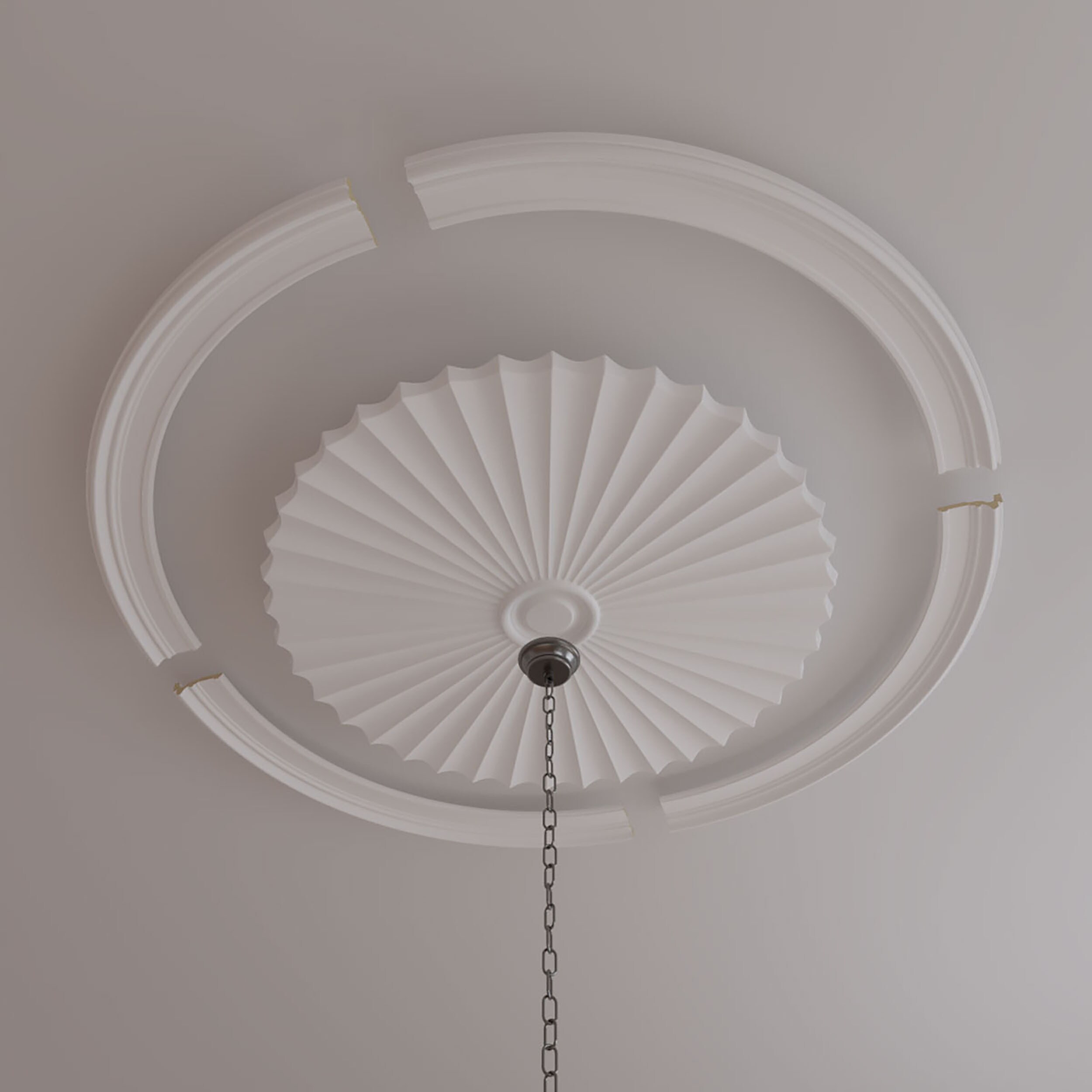 Ekena Millwork CRM70BE48SH Ceiling-Rings - View #6