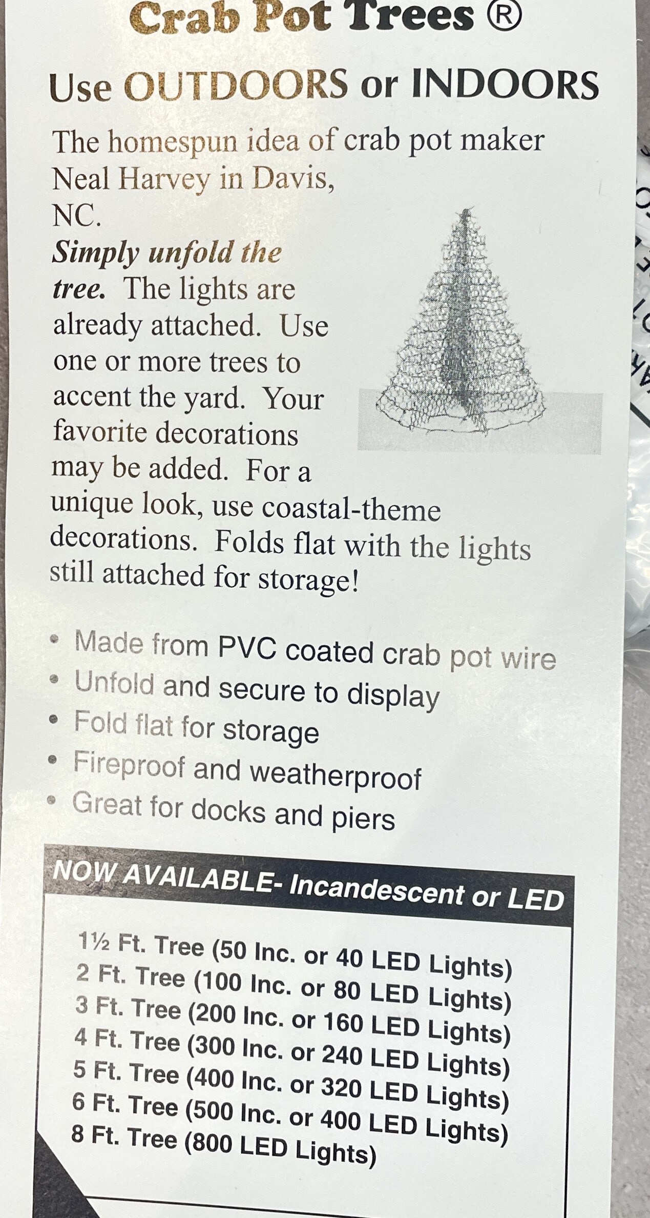 Crab Pot Trees G2M-LED Artificial-Christmas-Trees - View #6