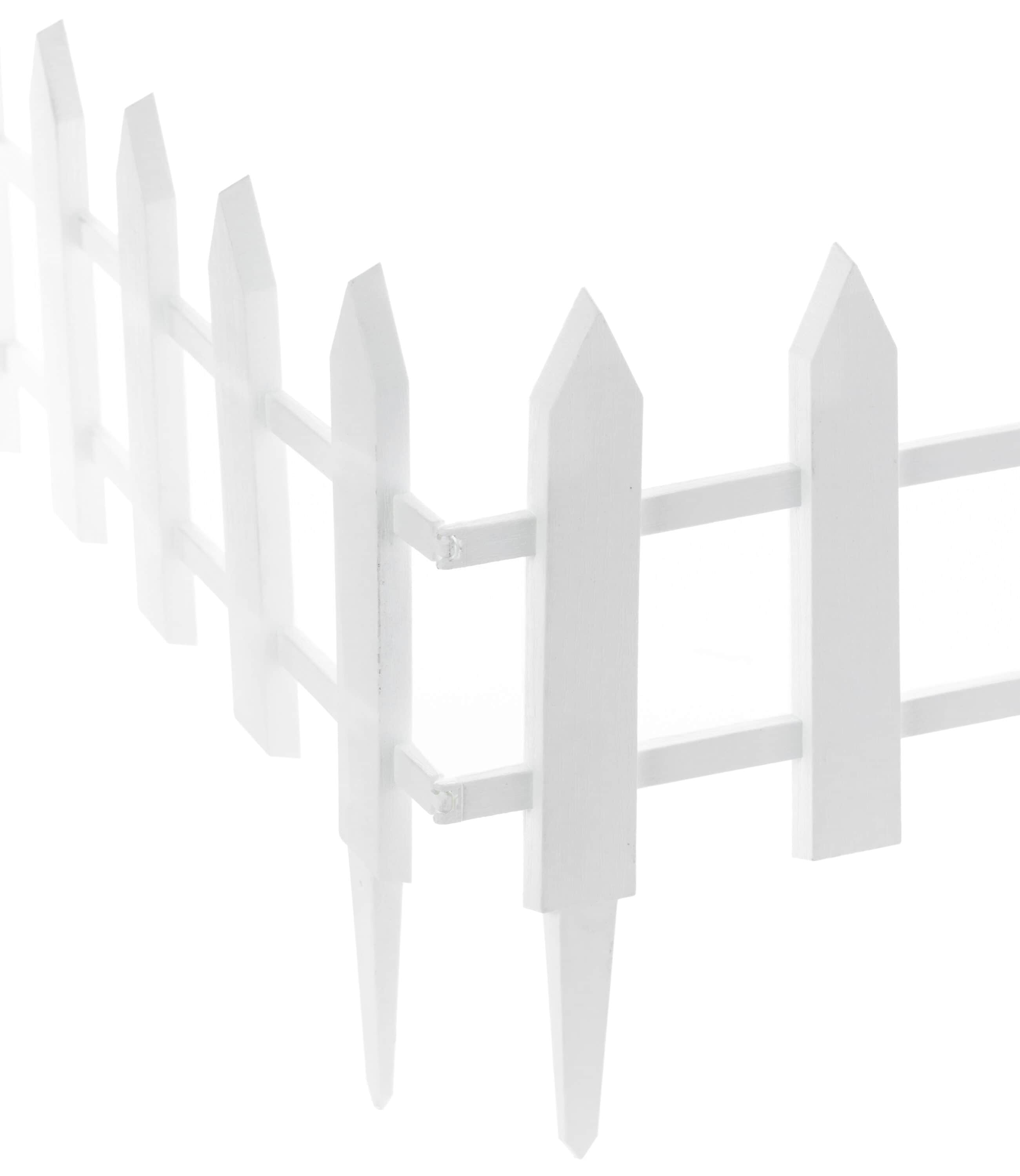 Gardenised 2-ft H x 2-ft W White Vinyl Picket Fence Gate (Unassembled)