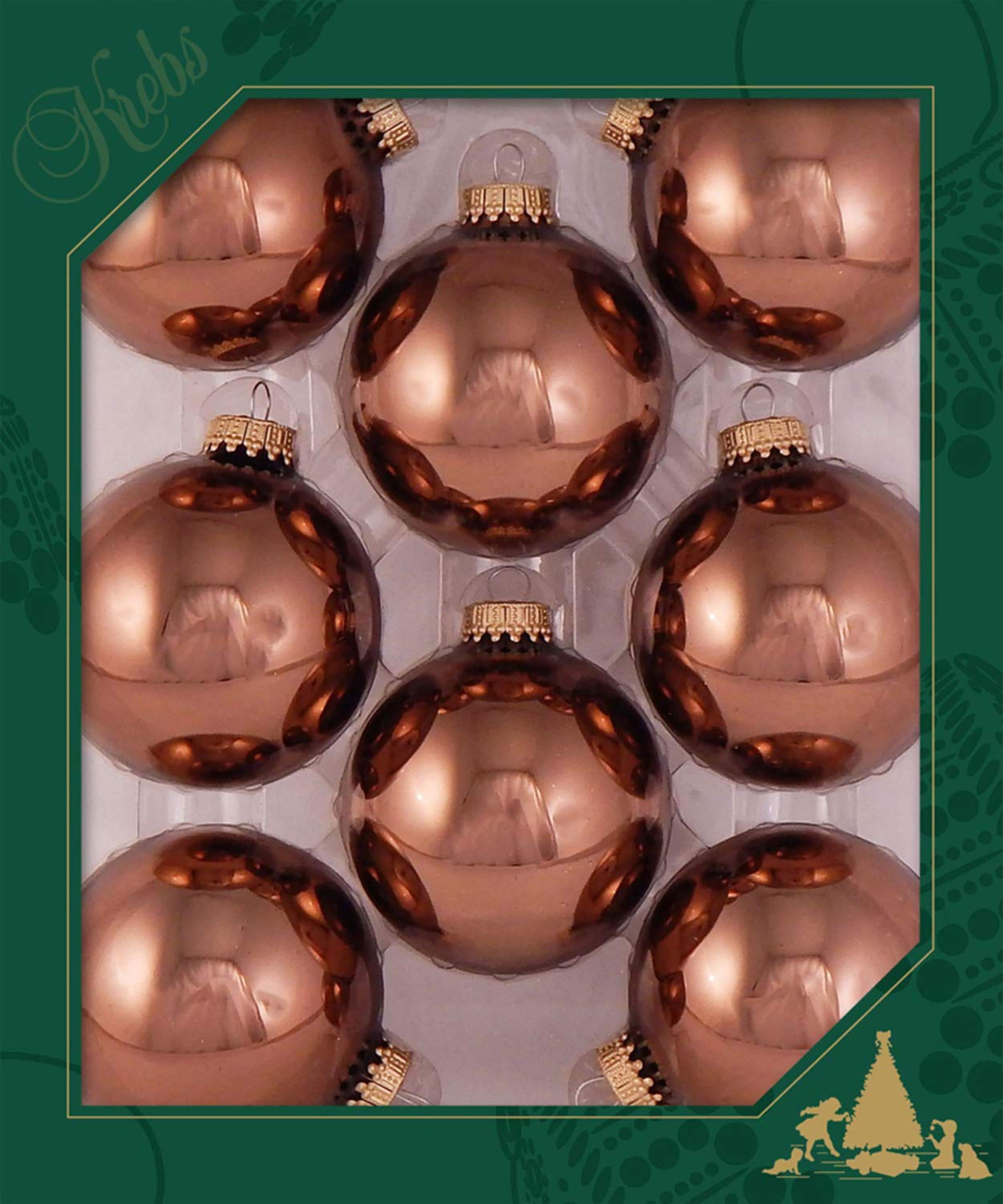 Krebs KBX70416 8 -Pack Brown Standard Indoor Ornament set