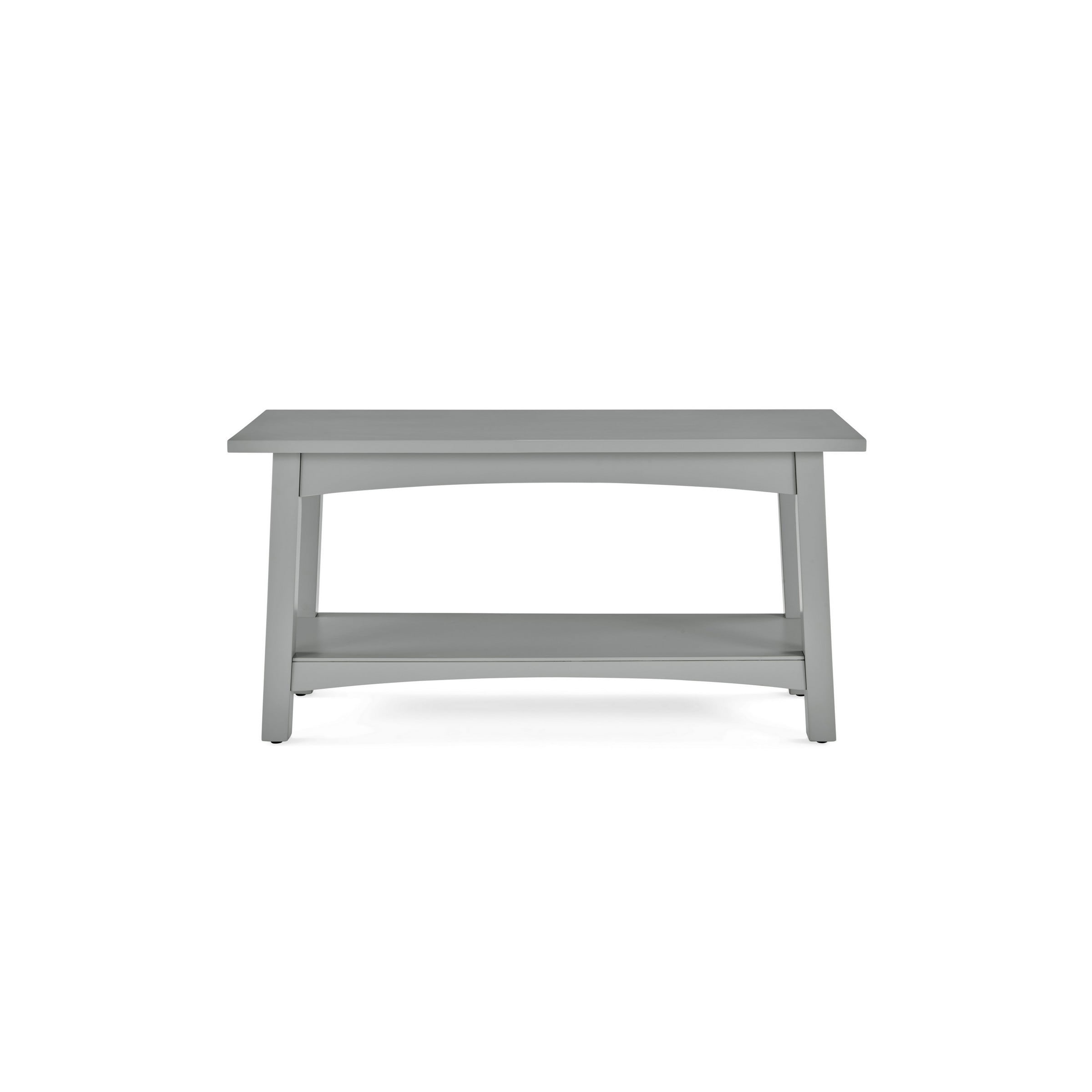 Coventry 36" Gray Wood Hall Tree with Storage Bench