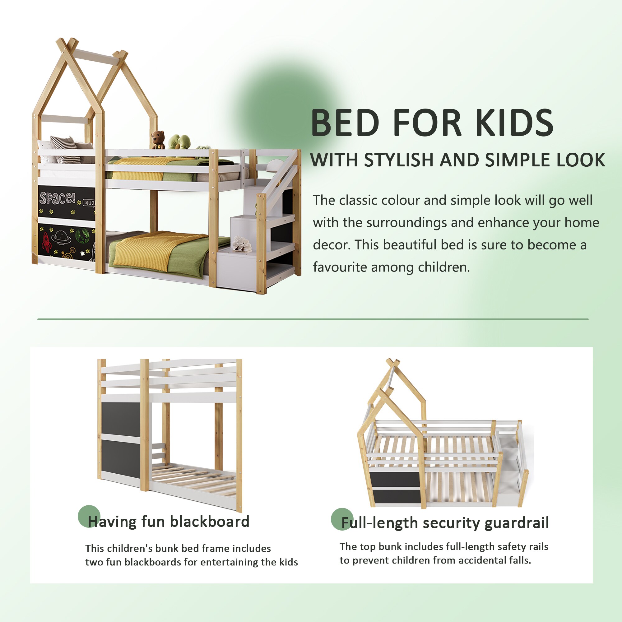 SINOFURN SYC470003WT Bunk-Beds - View #15