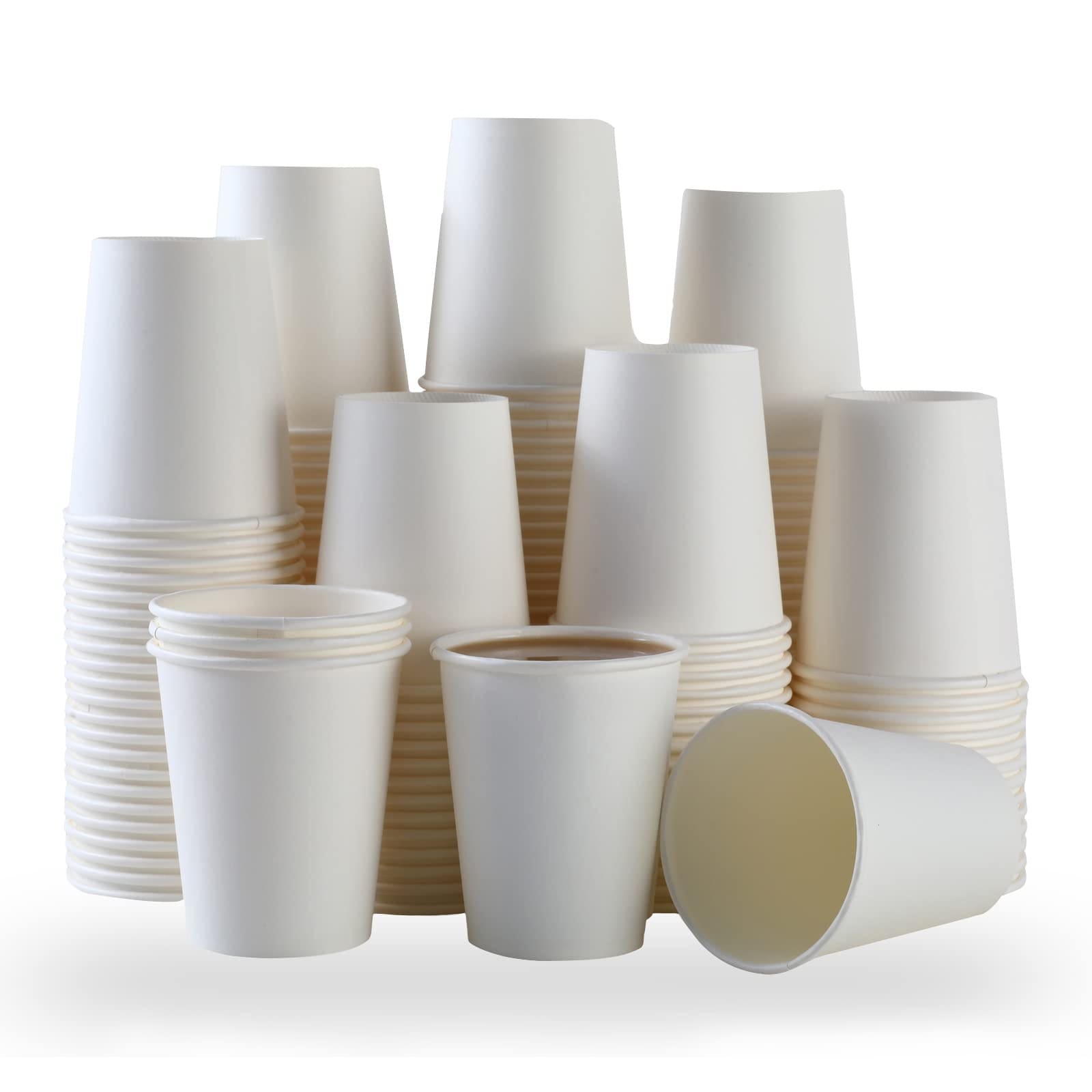 Etokfoks  8 in White Paper Disposable Cups White Family Disposable Tableware Product Type 100 Pack Per Case