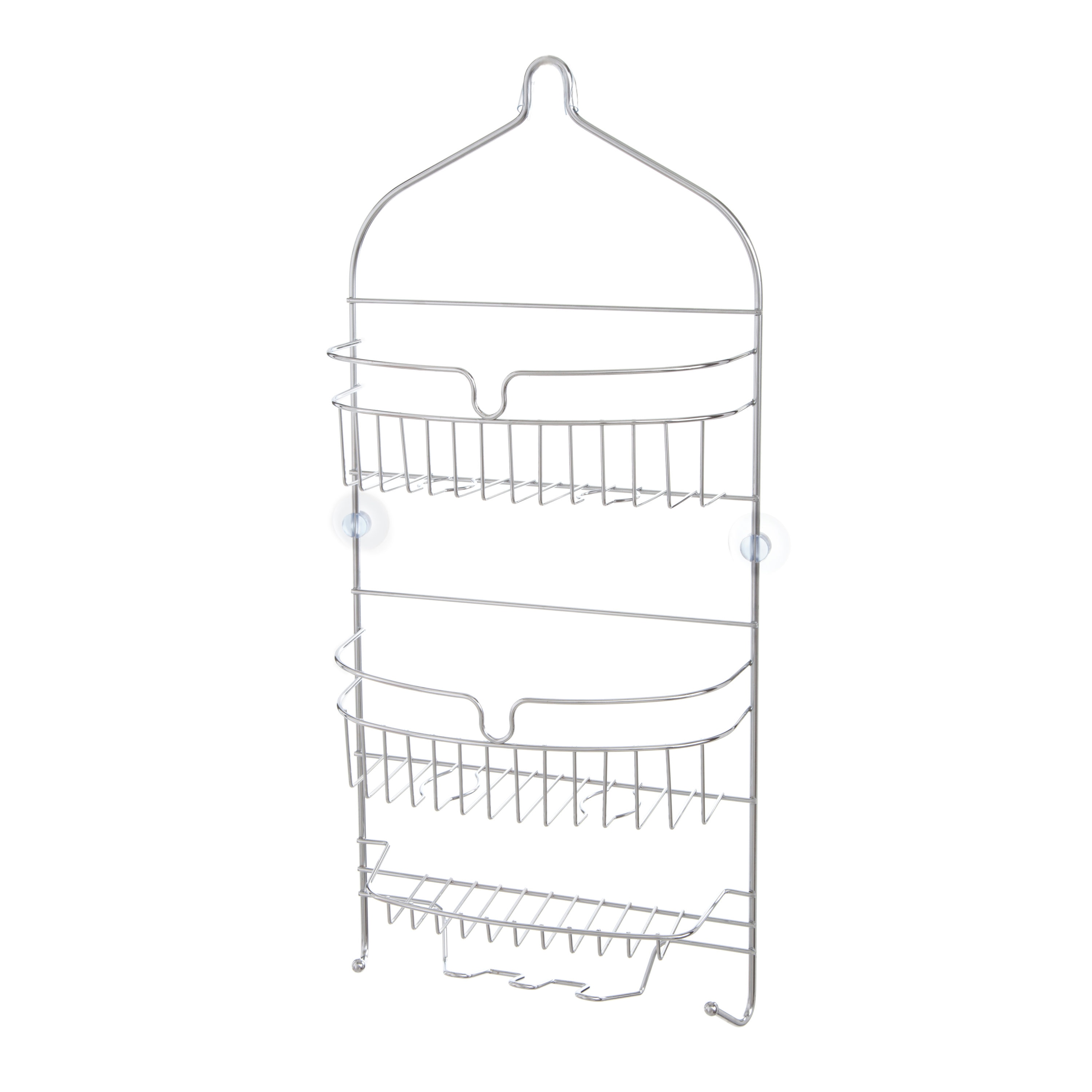 Kenney White 2-Tier Hanging Shower Caddy