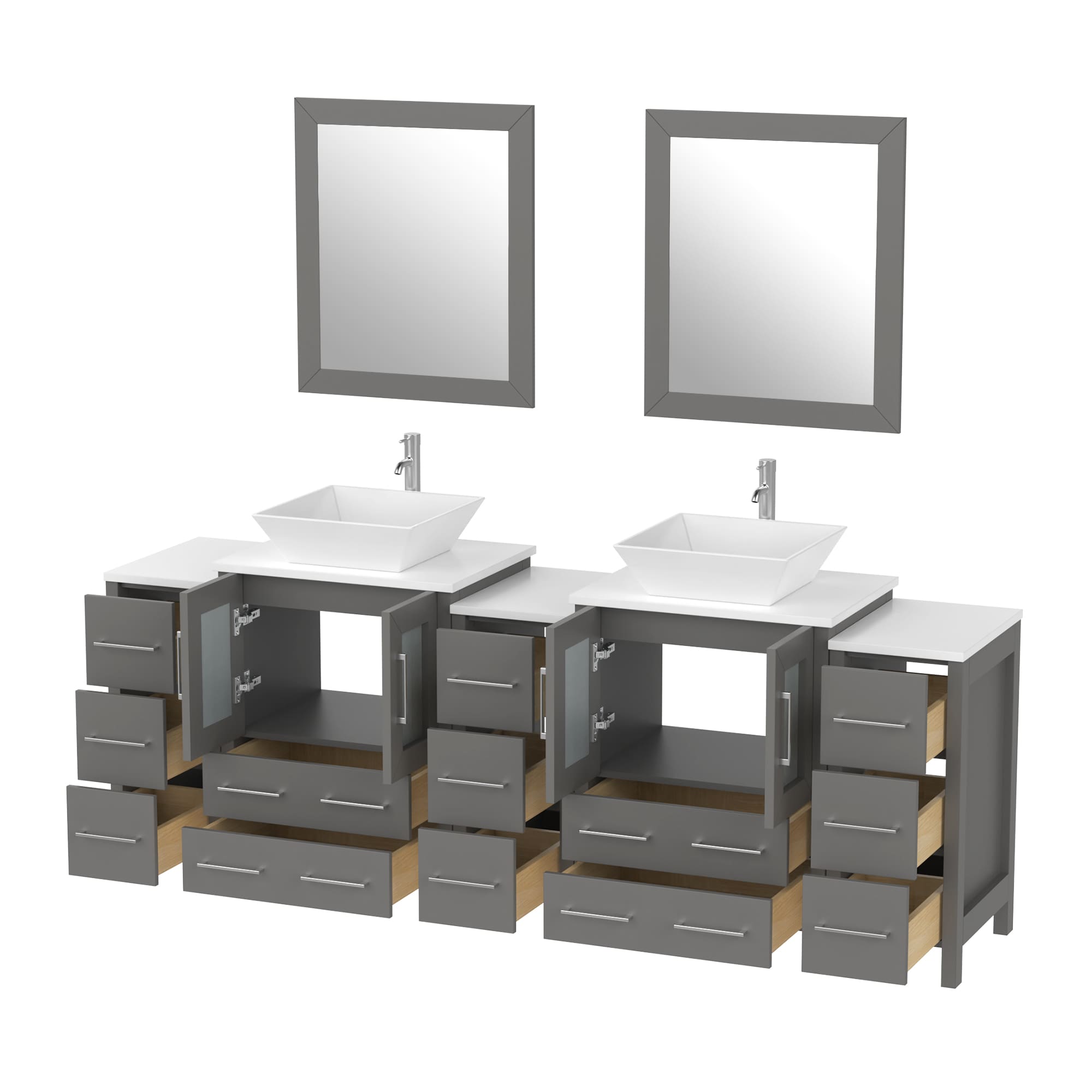 Vanity Art VA3124-84G Bath-Vanity-Combo - View #6