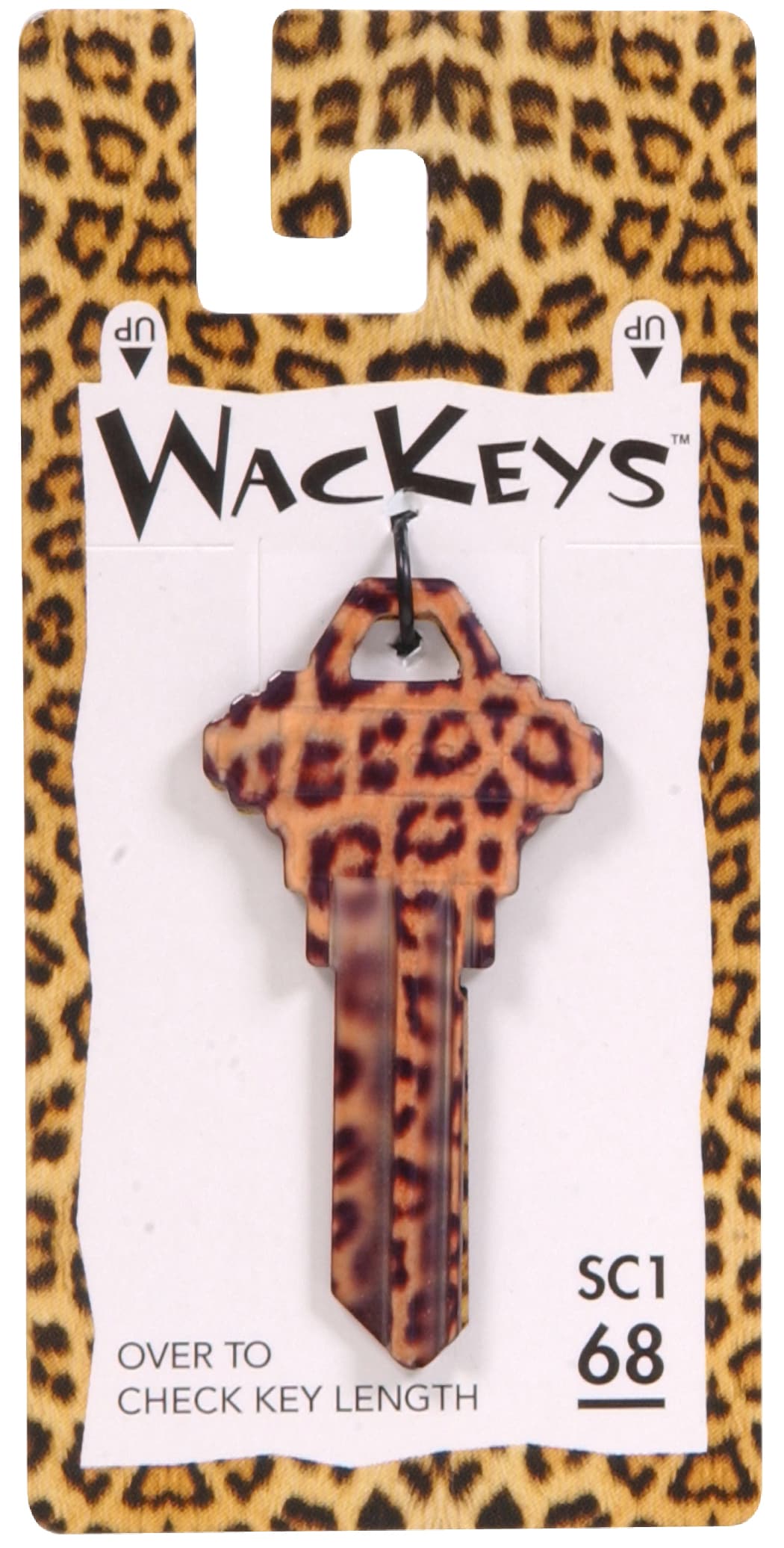 Hillman 89913 Multicolored Decorative Key Brass House/Entry Key Blank