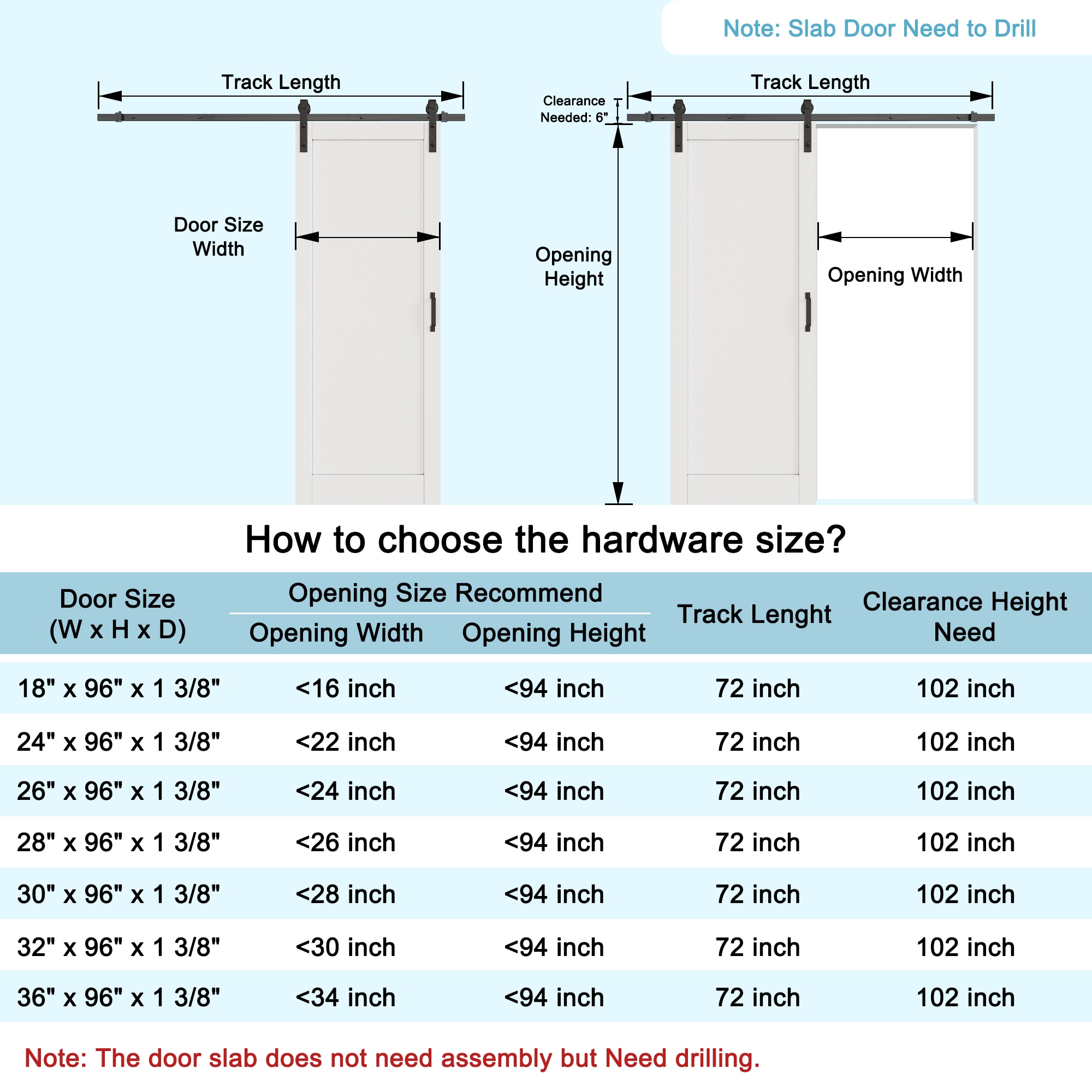 JUJUBON IN-BDYGXB9628-72 Barn-Doors - View #6