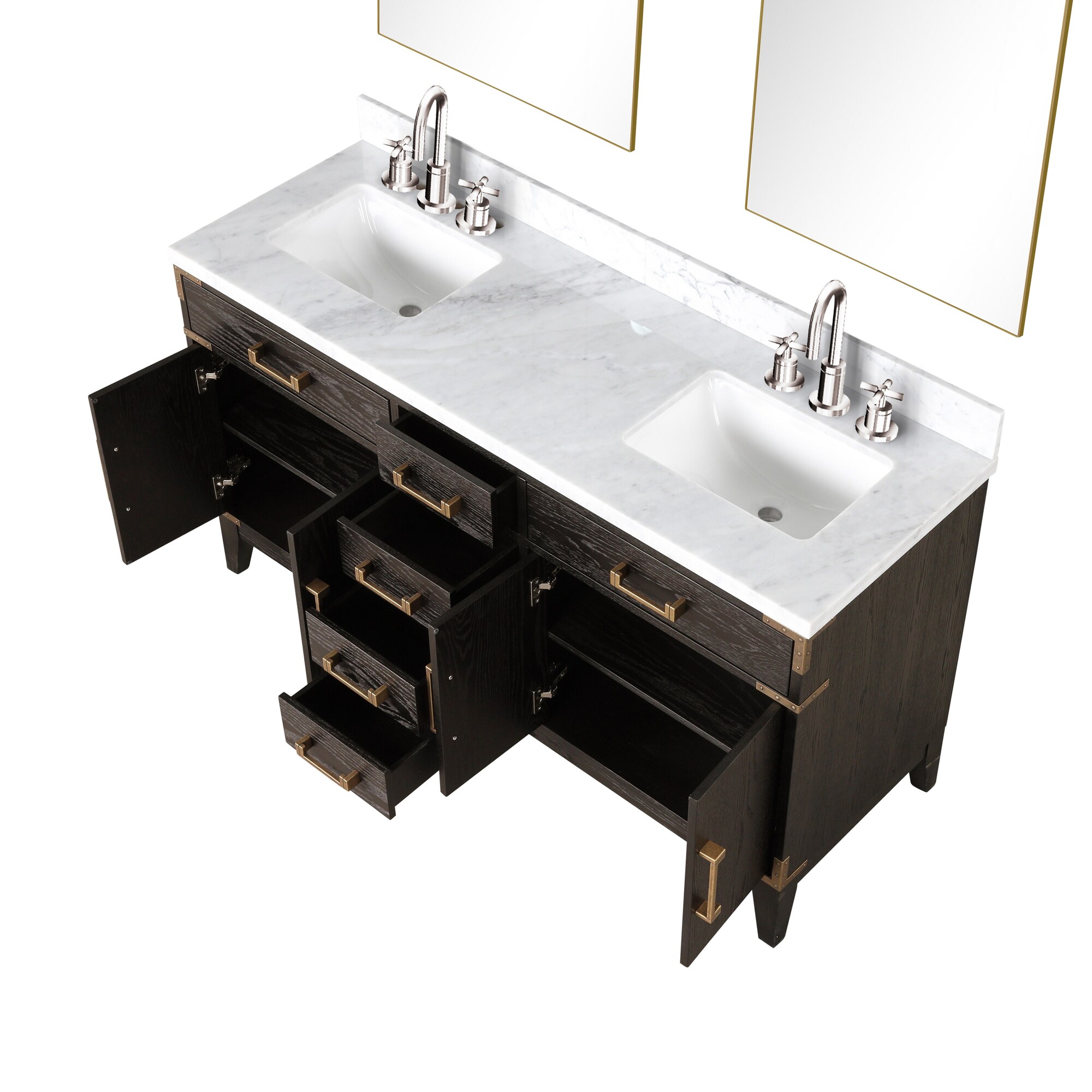 Lexora LVW60DK111 Bath-Vanity-Combo - View #4
