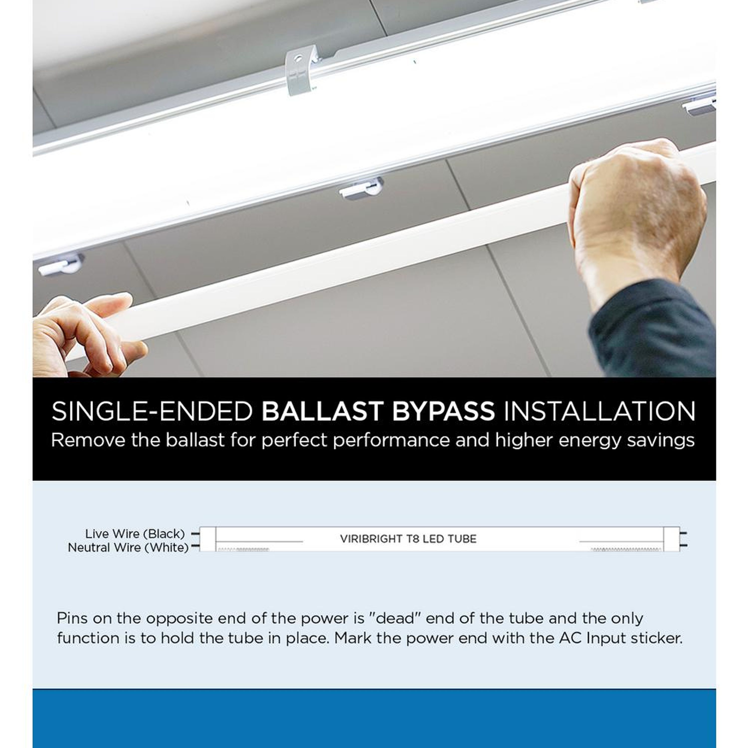 ballast bypass led t8 lowe's