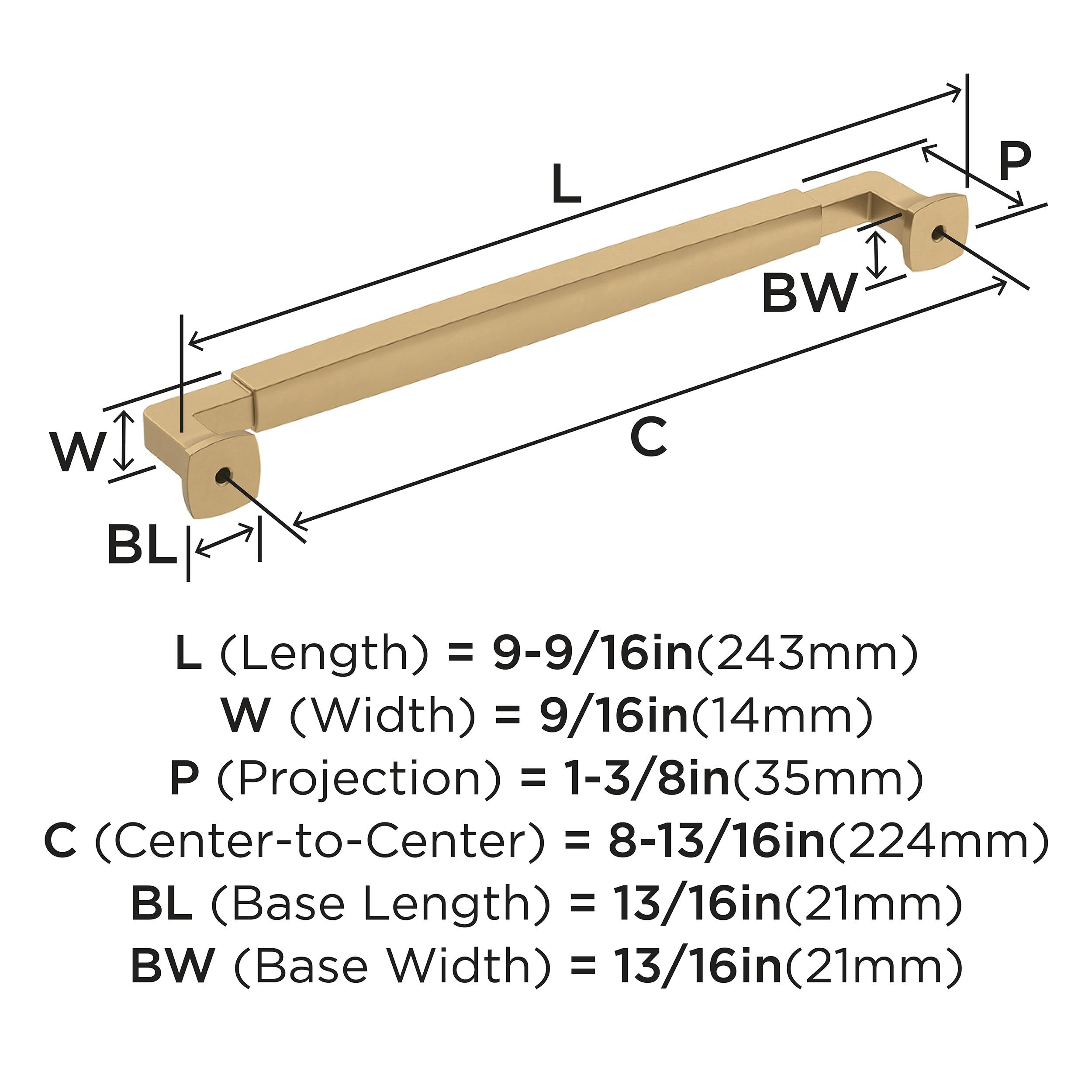 Amerock BP36890CZ Cabinet-Pulls - View #4