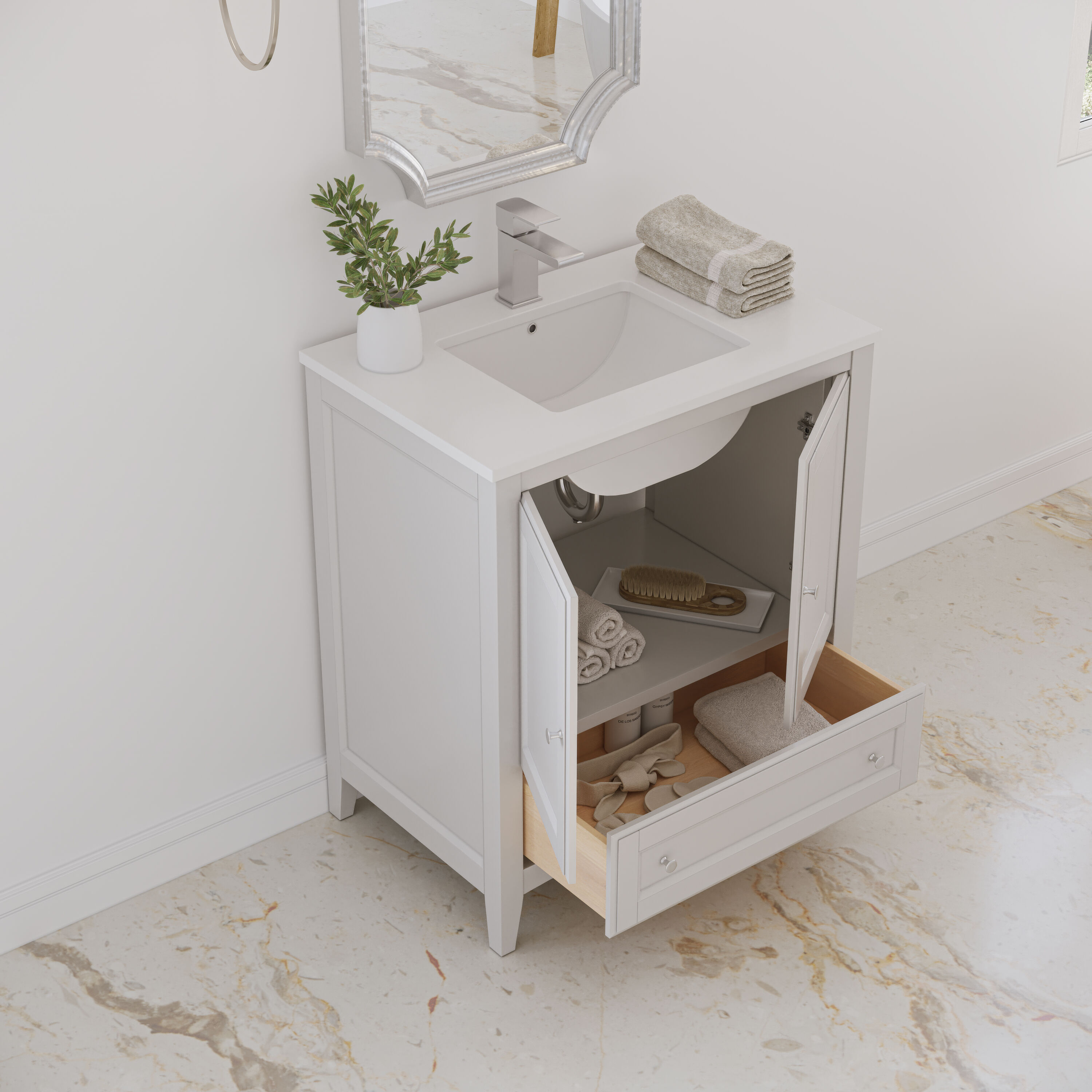 Fresca FCB2030AW-CWH-U Bath-Vanity-Combo - View #3