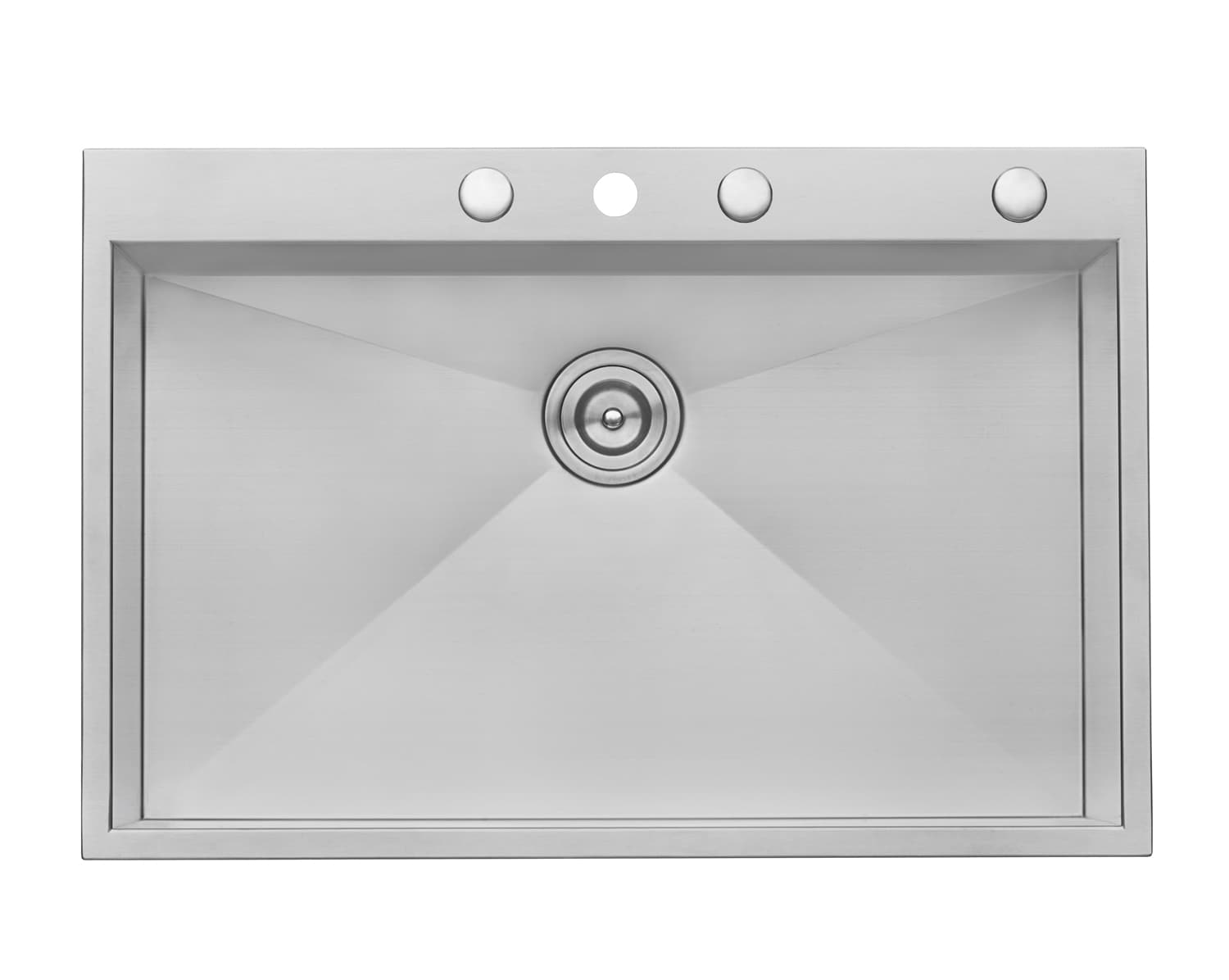 Ruvati 33 x 22 Inch Stainless Steel Drop-In Kitchen Sink