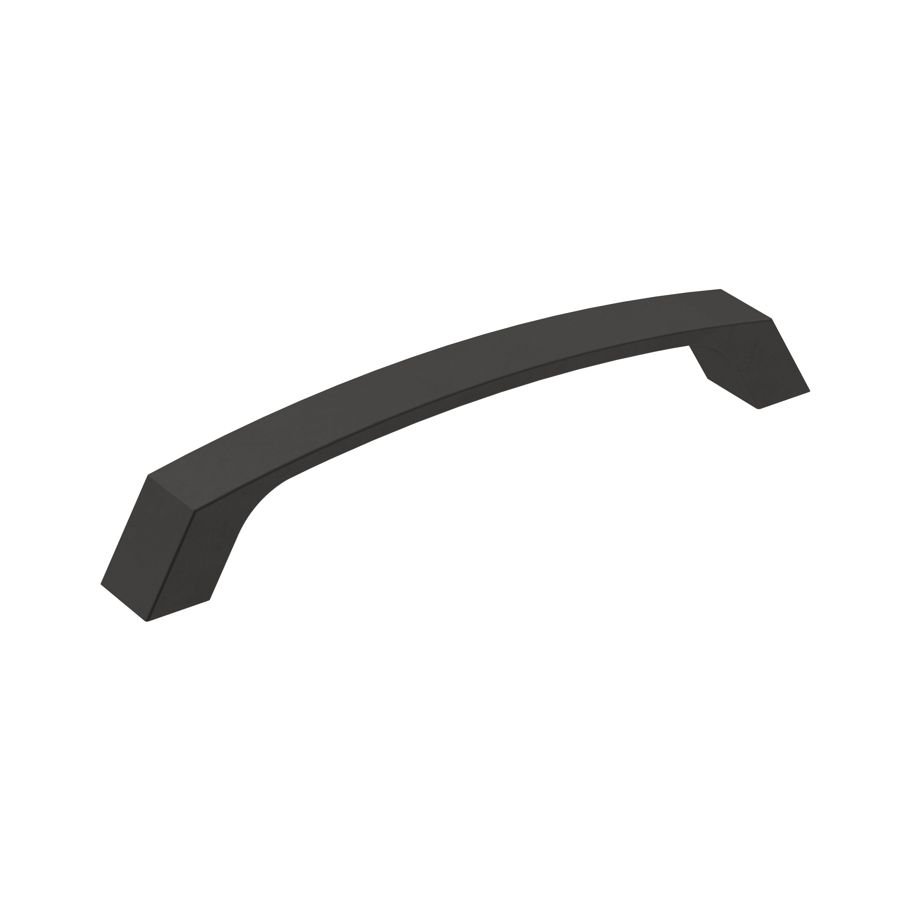 Amerock BP36845FB Premise 5-1/16-in , 128mm Center to Center Matte Black Arch Handle
