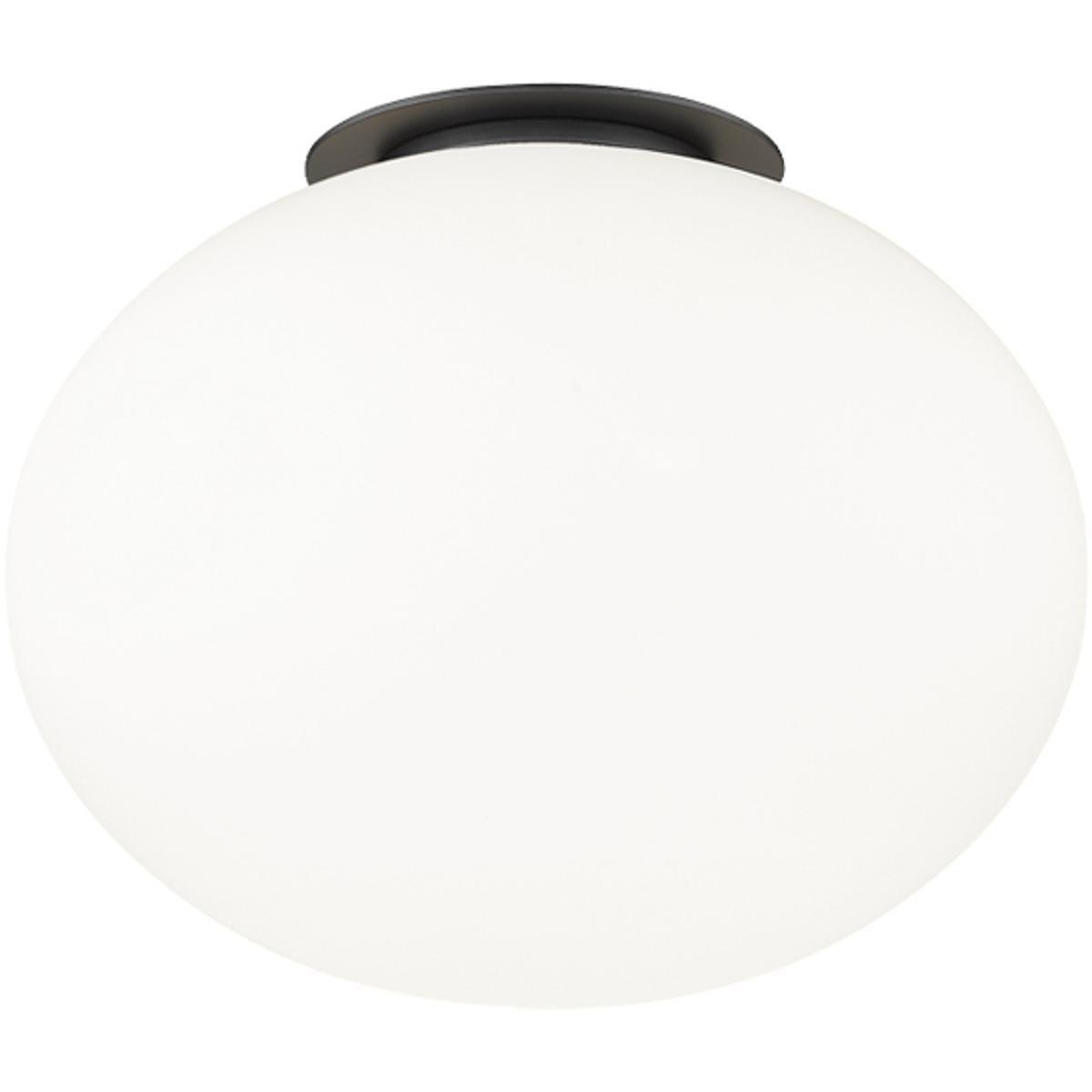 Matteo 2444447 Lighting WX12121BKOP Mayu Wall Sconce Wall Light in Black and Opal Glass