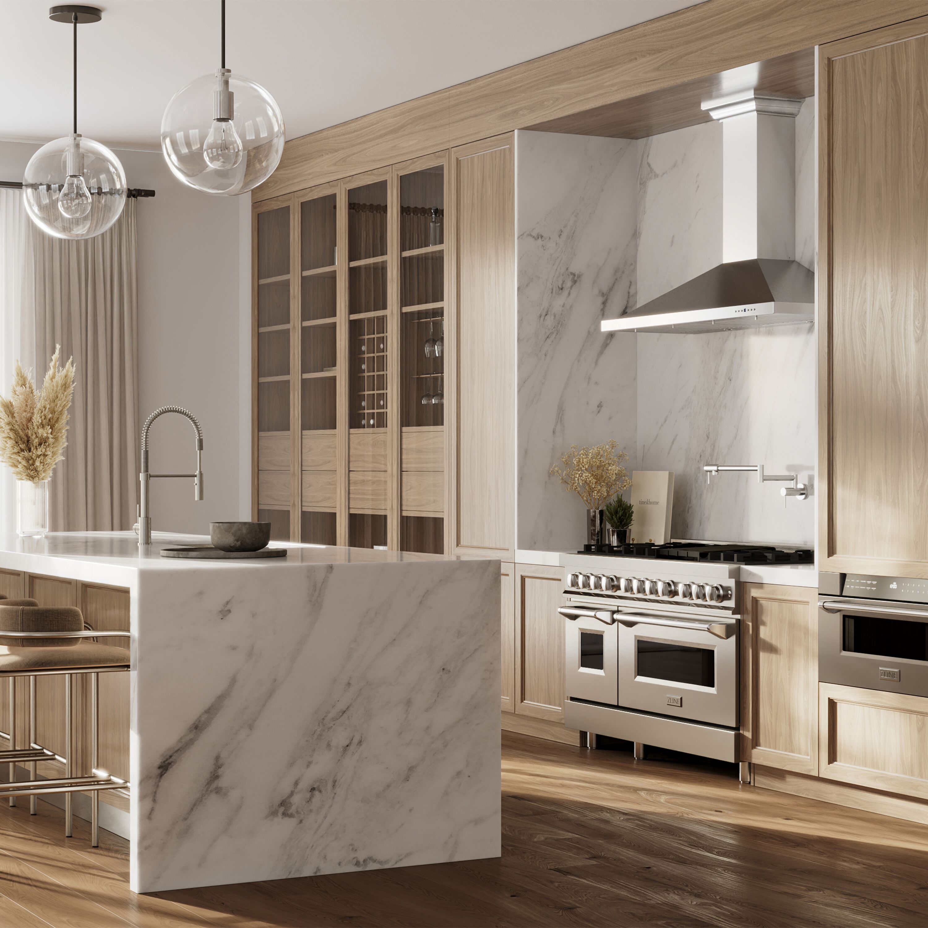 ZLINE KITCHEN & BATH RA48 Double-Dual-Fuel-Ranges - View #17