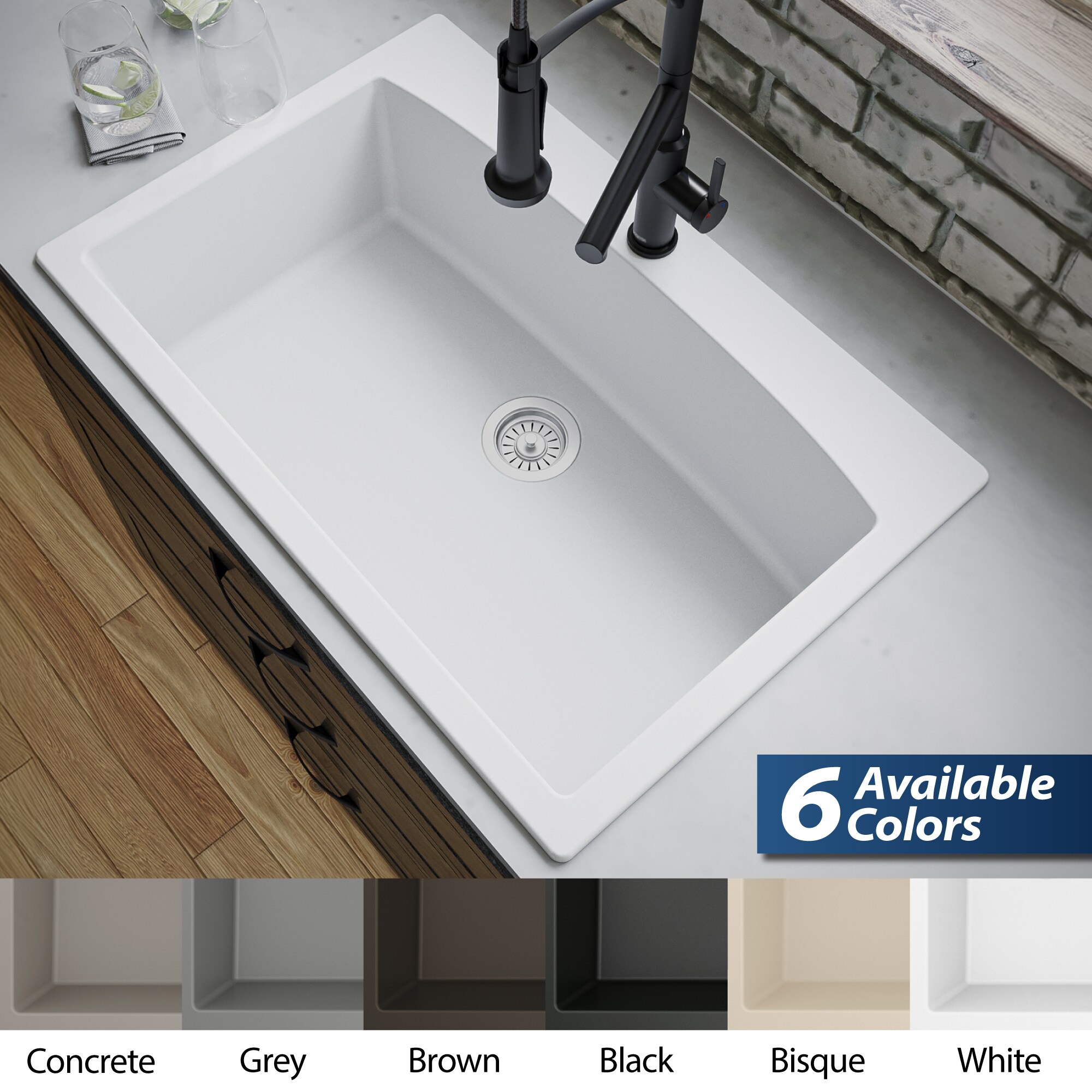 Karran QT-712-WH Kitchen-Sinks - View #11