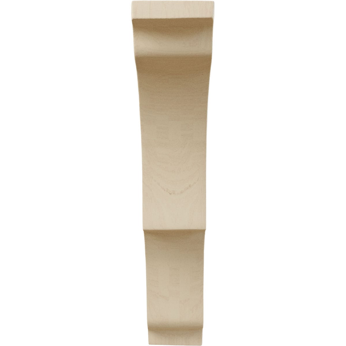 Small Avila Rubberwood Bracket 1.75"W x 6.5"D x 9"H