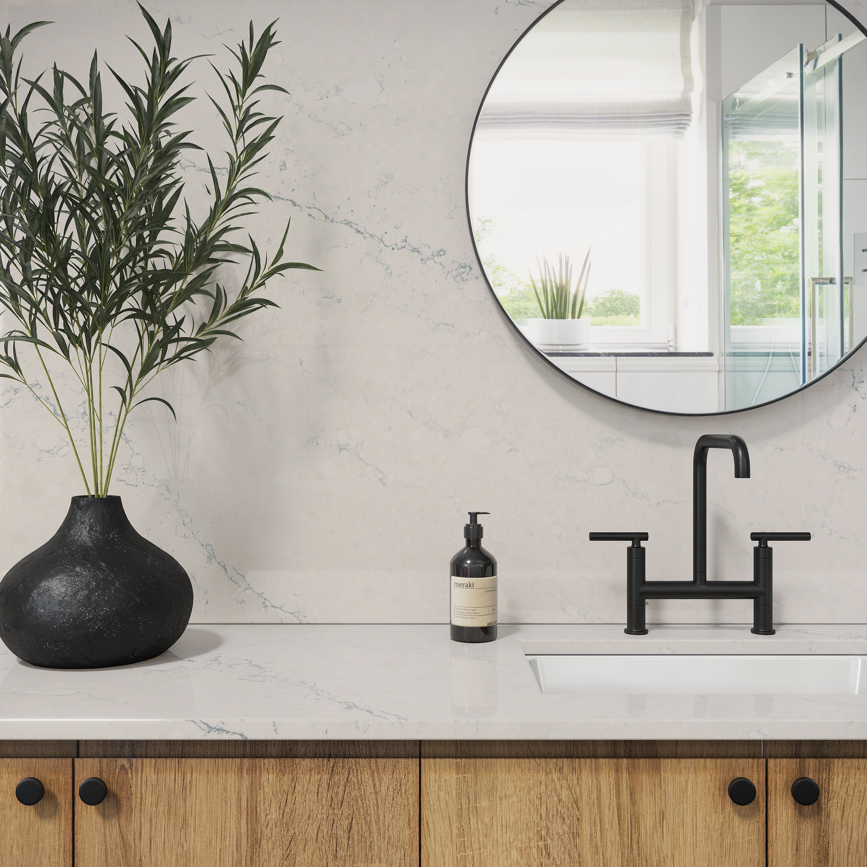 ONE Quartz OQ43SLBM11/4X1L Countertop-Samples - View #4