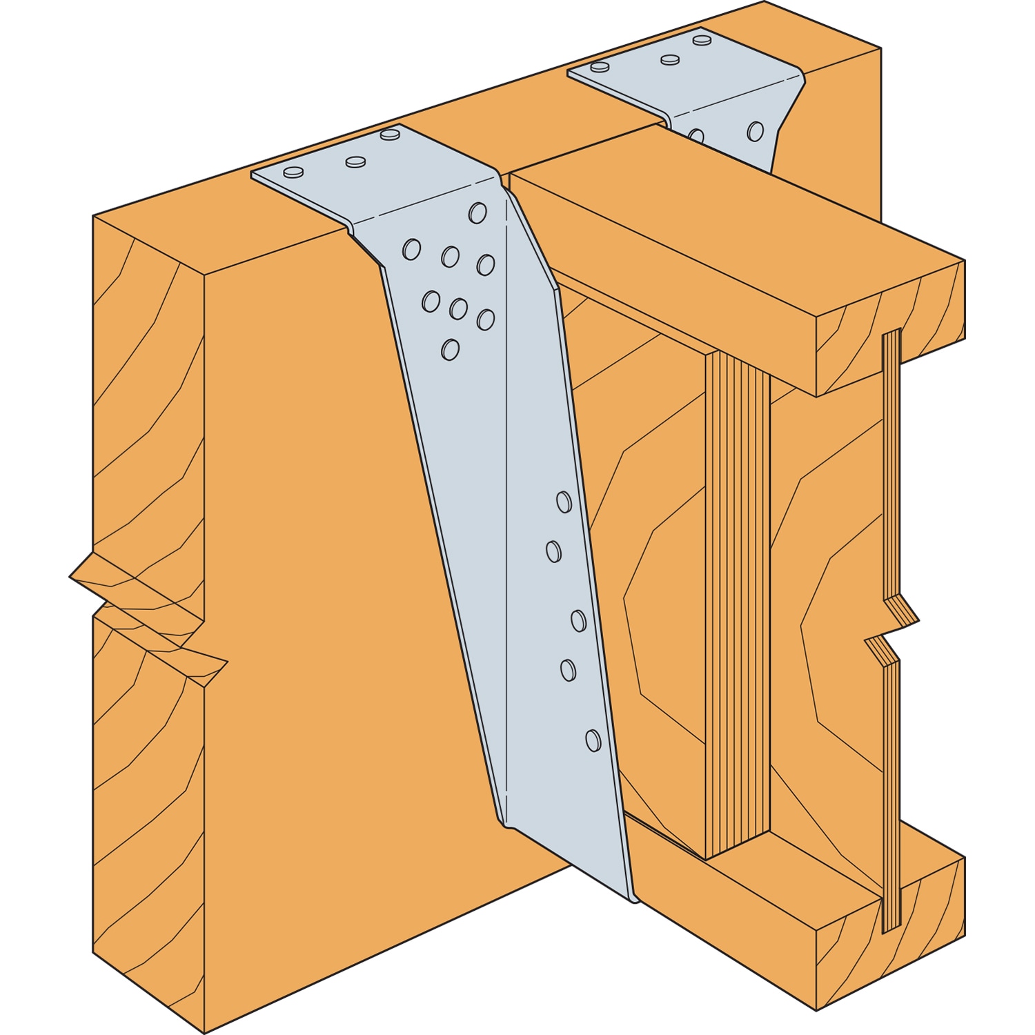 Simpson Strong-Tie HB3.56/18 Joist-Hangers - View #2