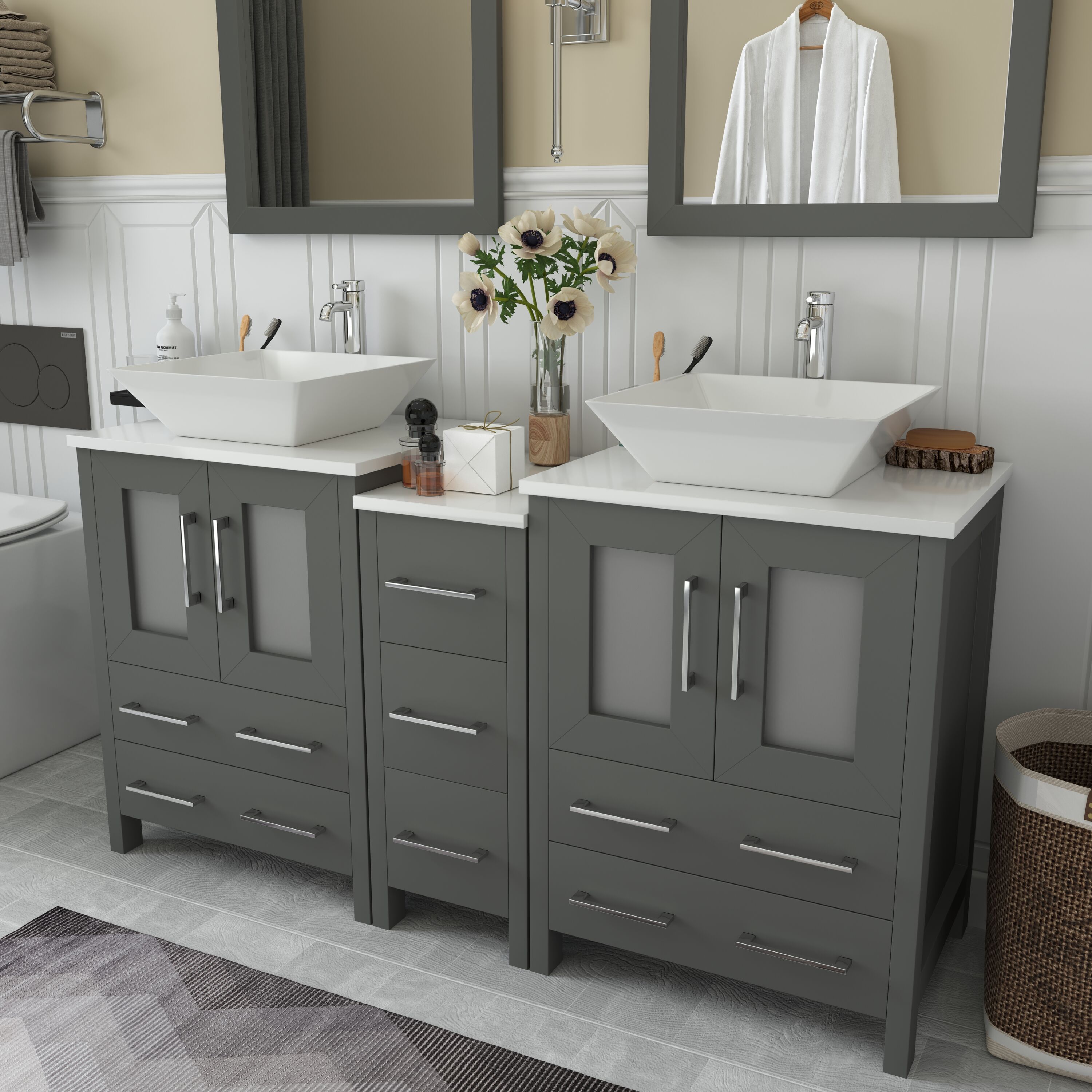 Vanity Art VA3124-60G Bath-Vanity-Combo - View #3