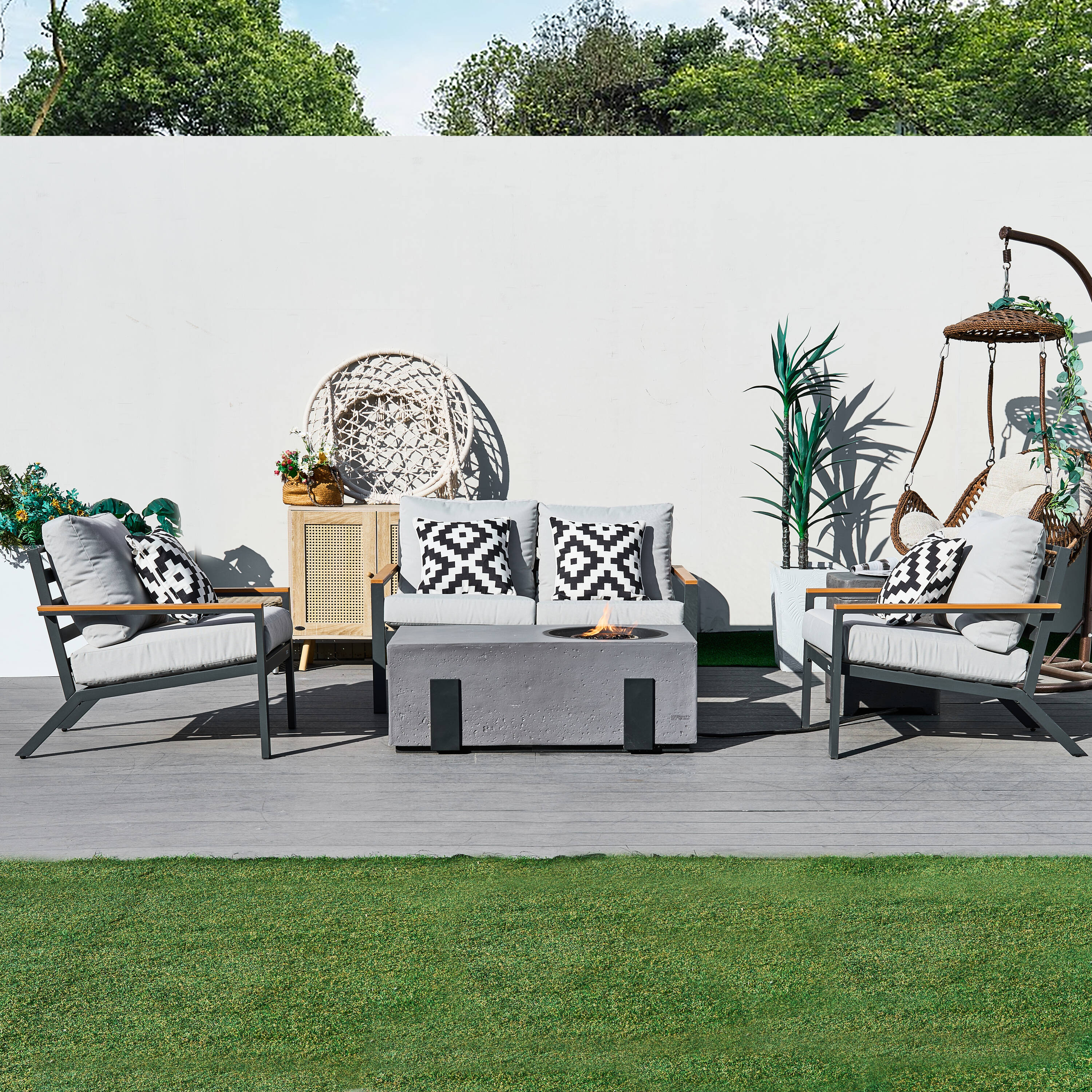 Direct Wicker DWS-2481LS2SC&2355G Patio-Conversation-Sets - View #4